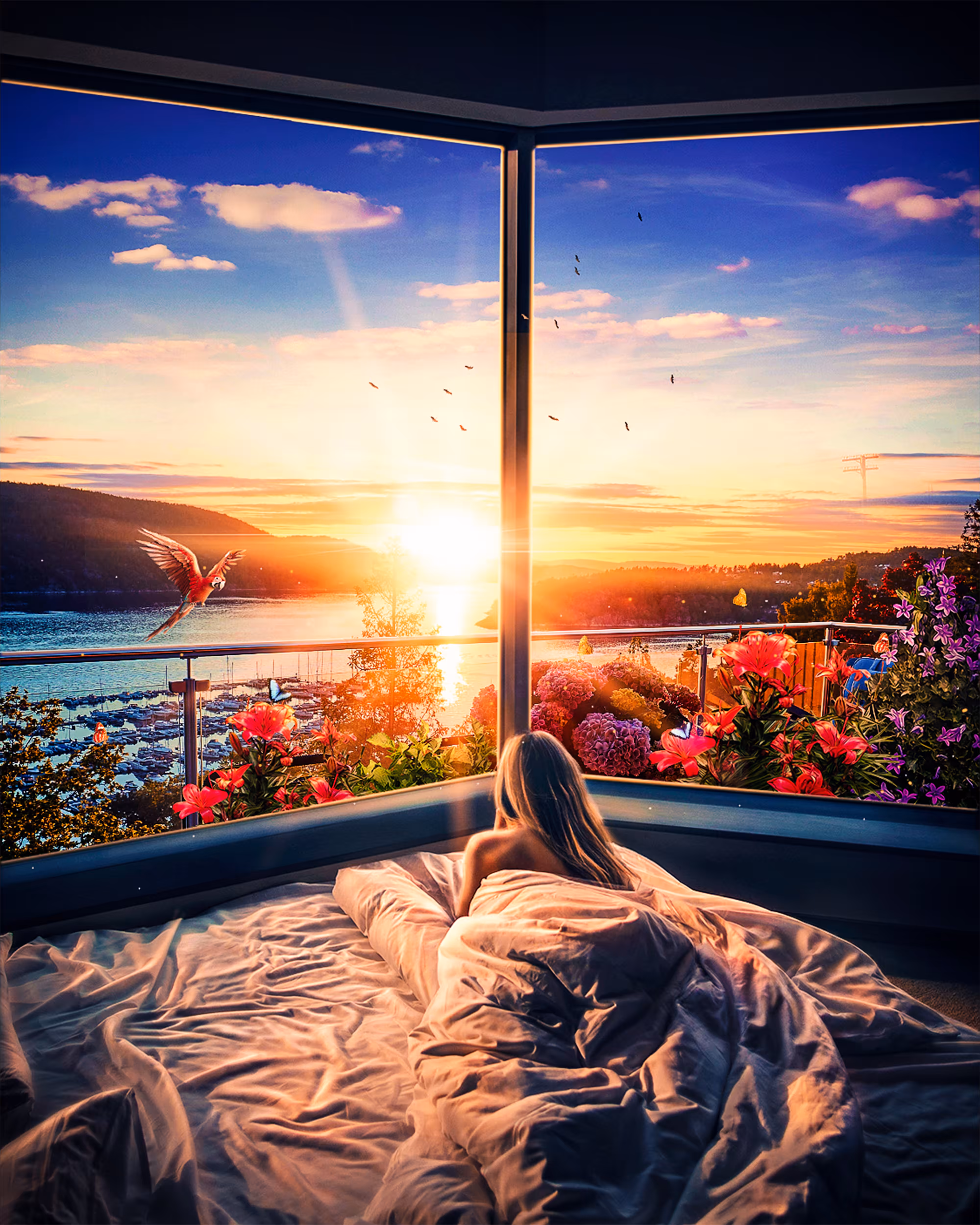 Beauty of sunrise