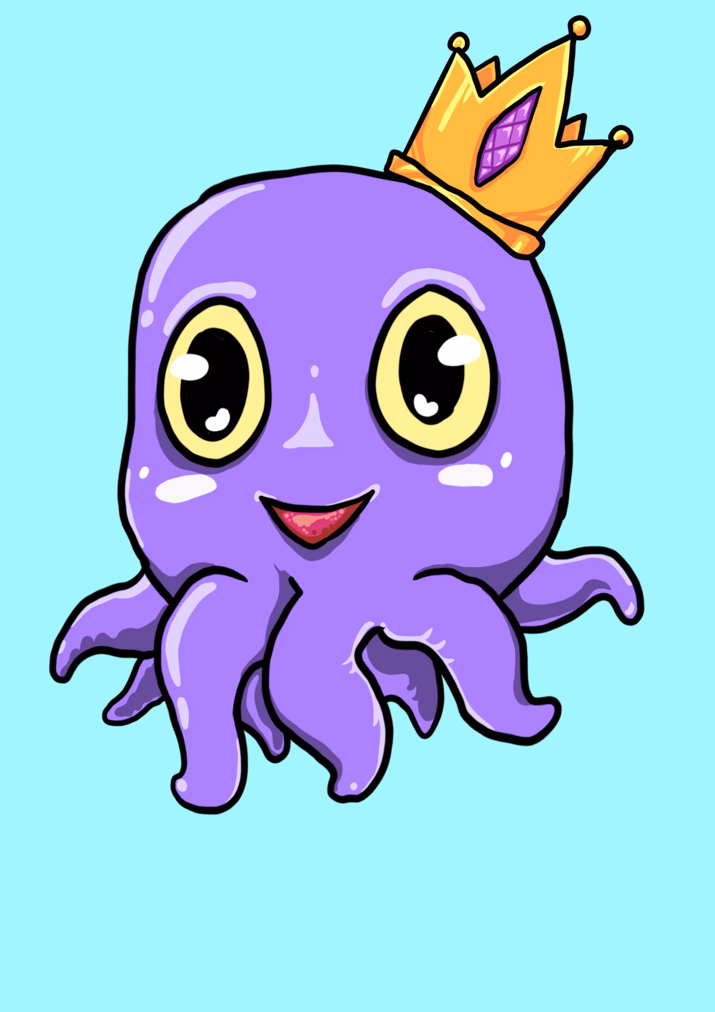 Purple Squid King