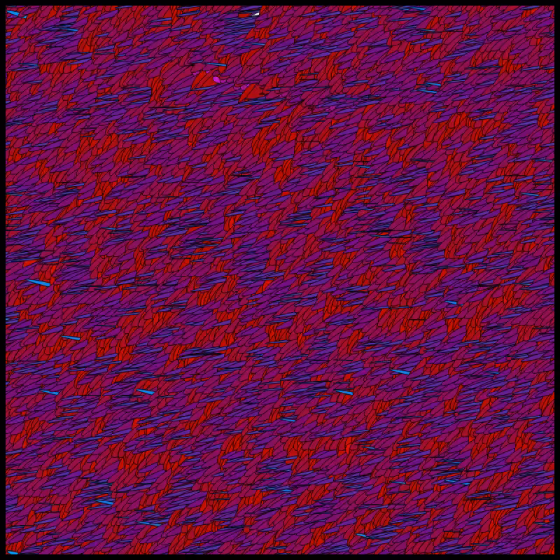 Flow Field Circles Triangle #44