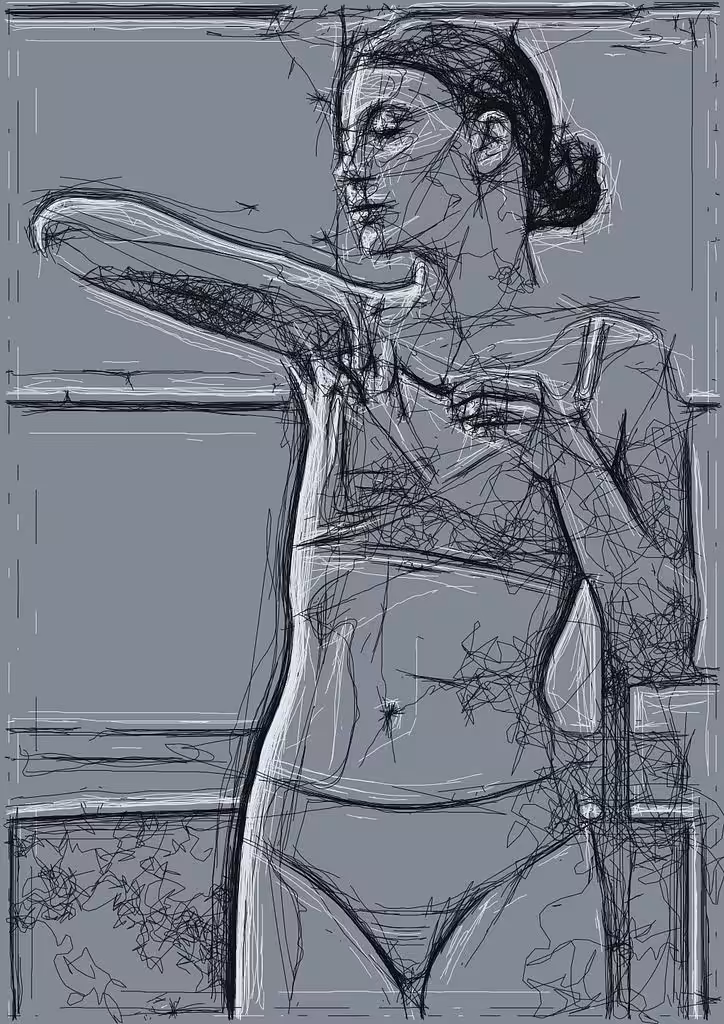 Posing (aux deux crayons)