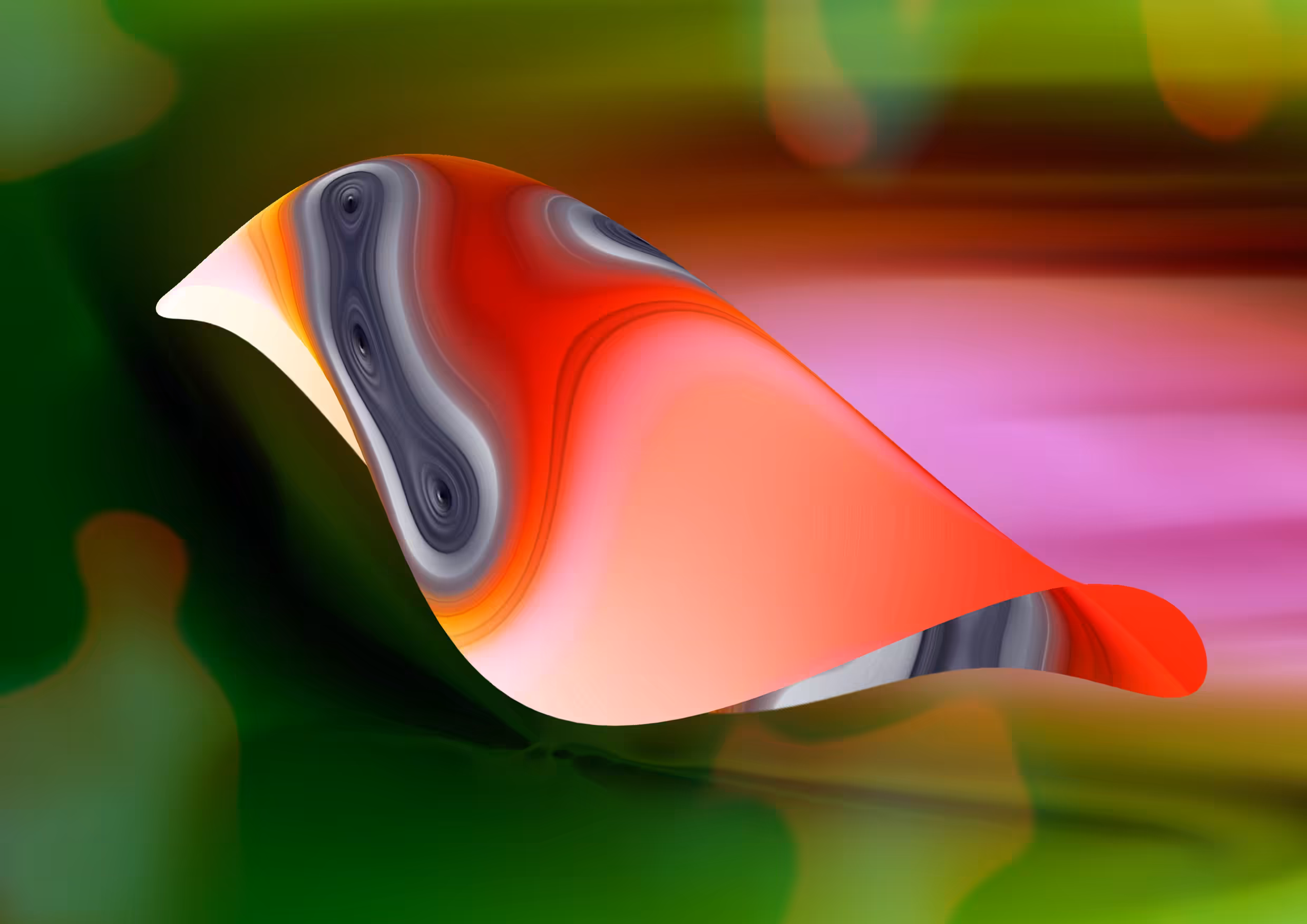Exhibition Of Psychedelic Artworks: Bird 3