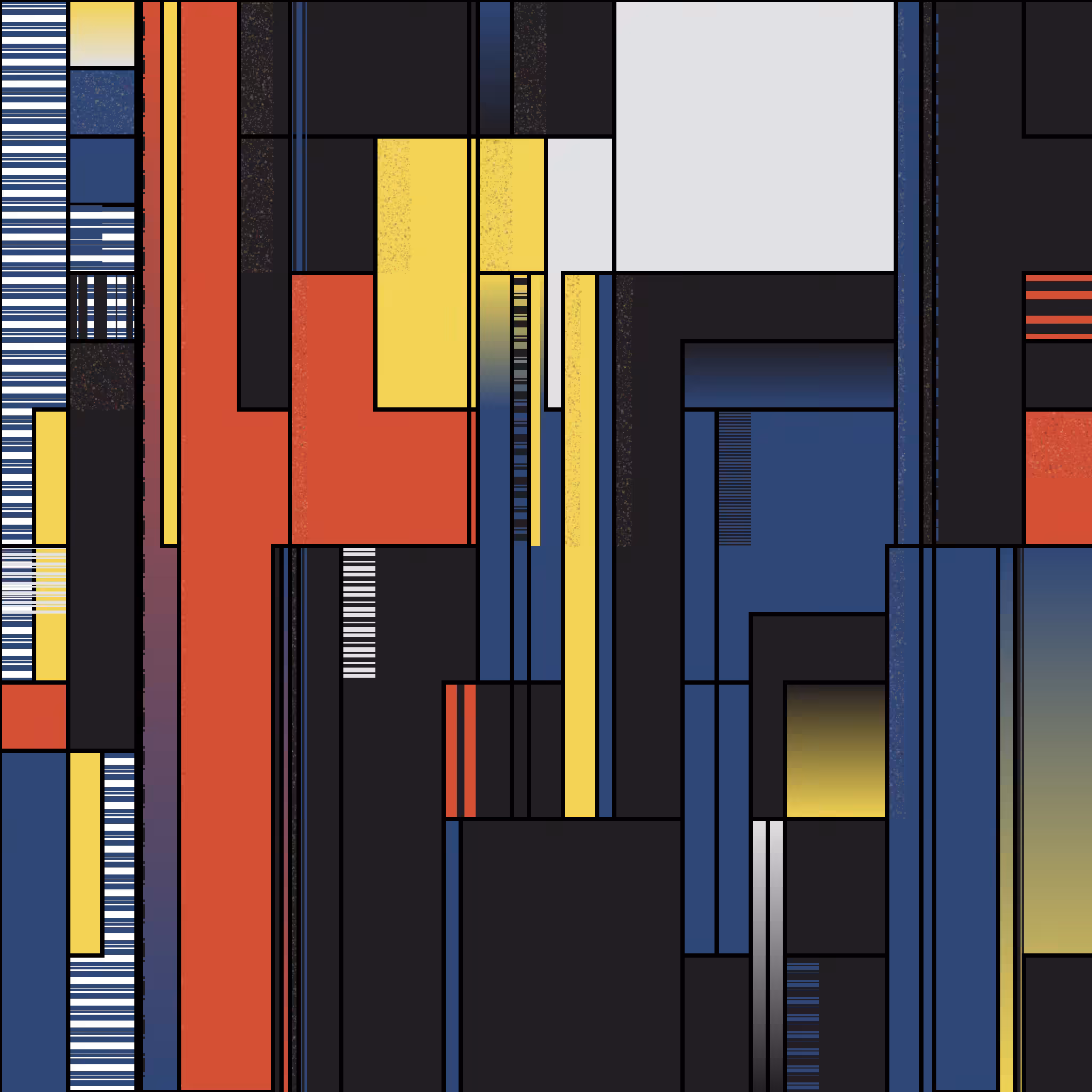 Agricultural Landscapes - Mondrian Edition #2