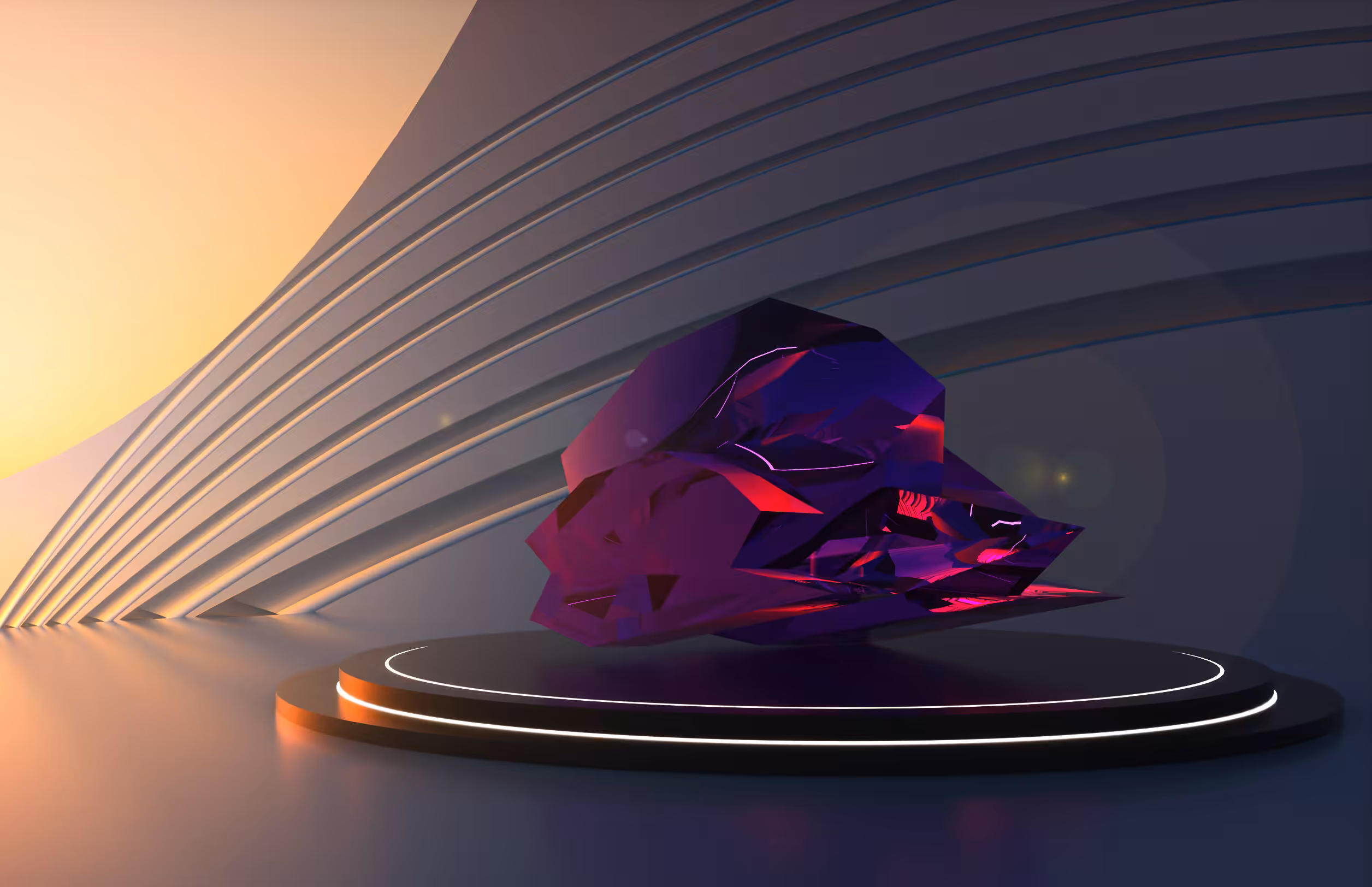 Purple Strange Diamond