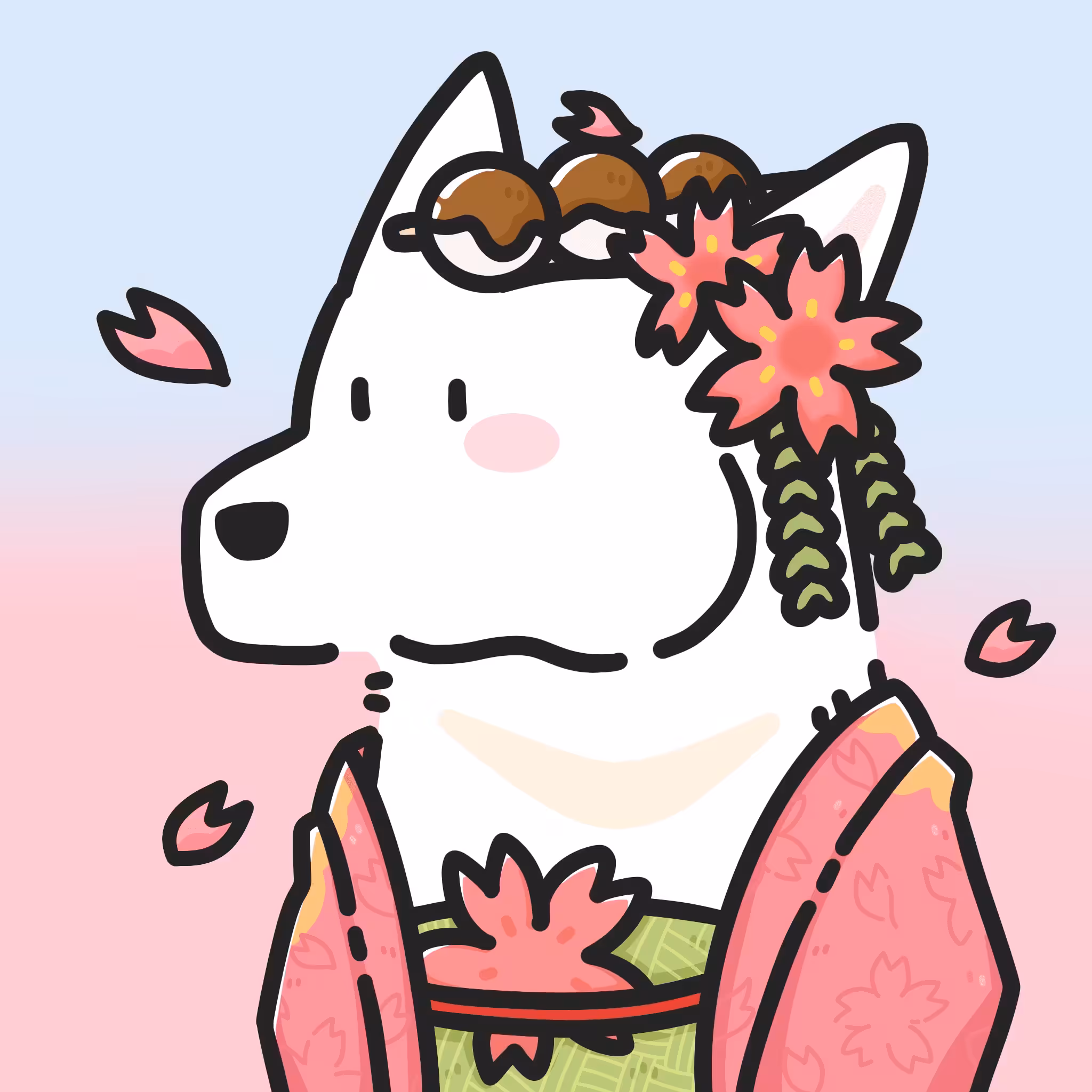 White Wolf x Spirit Town by Ayamehoon