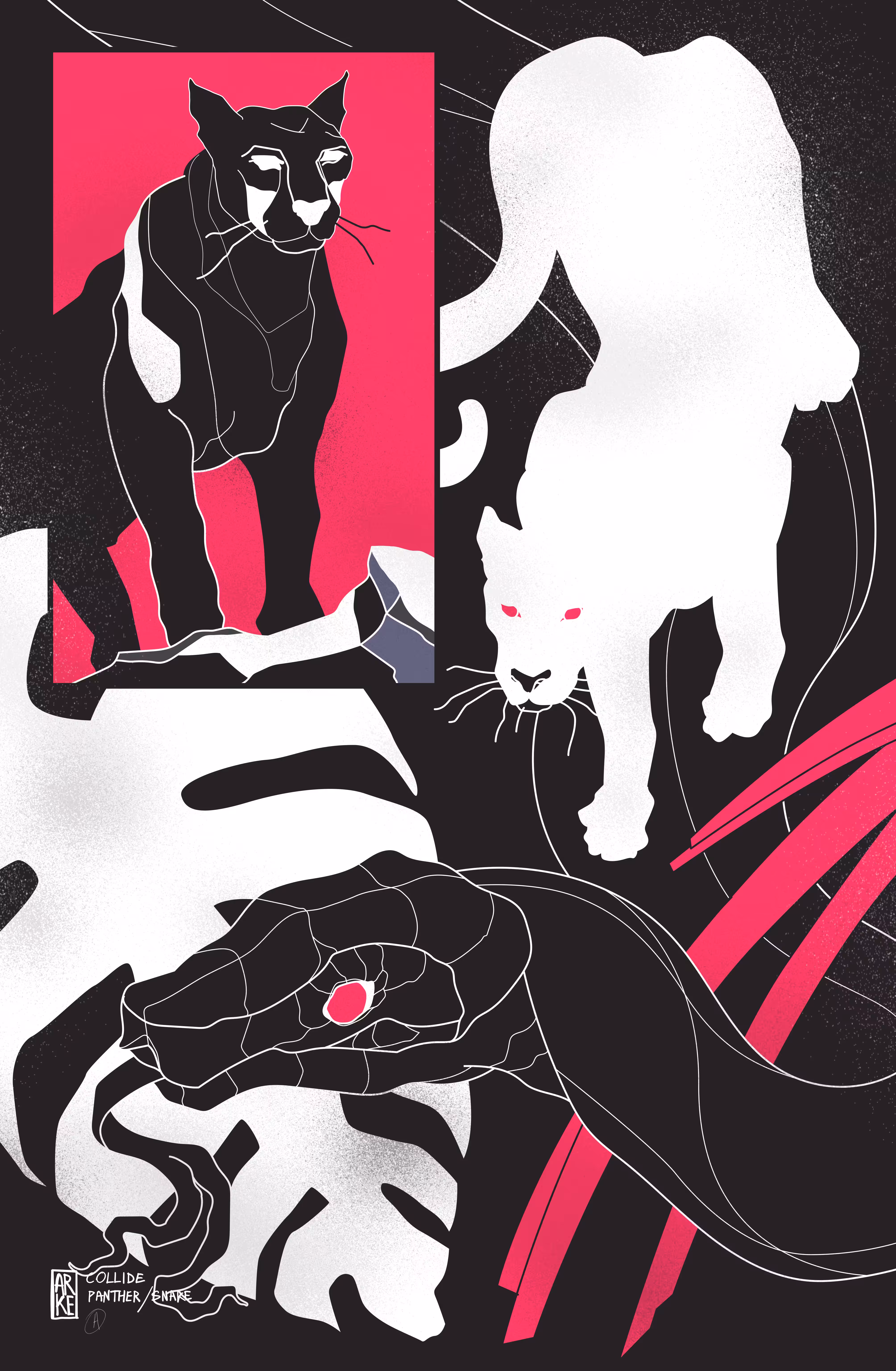 COLLIDE by Arke - Panther / Snake - A