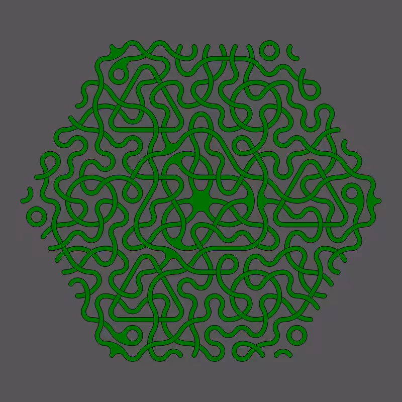 Threefold Symmetry - Dark Variations #478