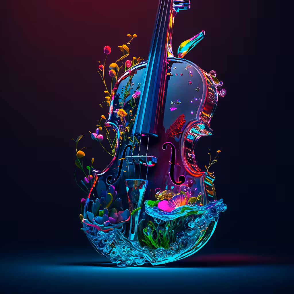 Abstract fun #20 : violin
