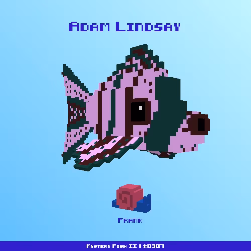 Adam Lindsay :: Mystery Fish 0307/1000