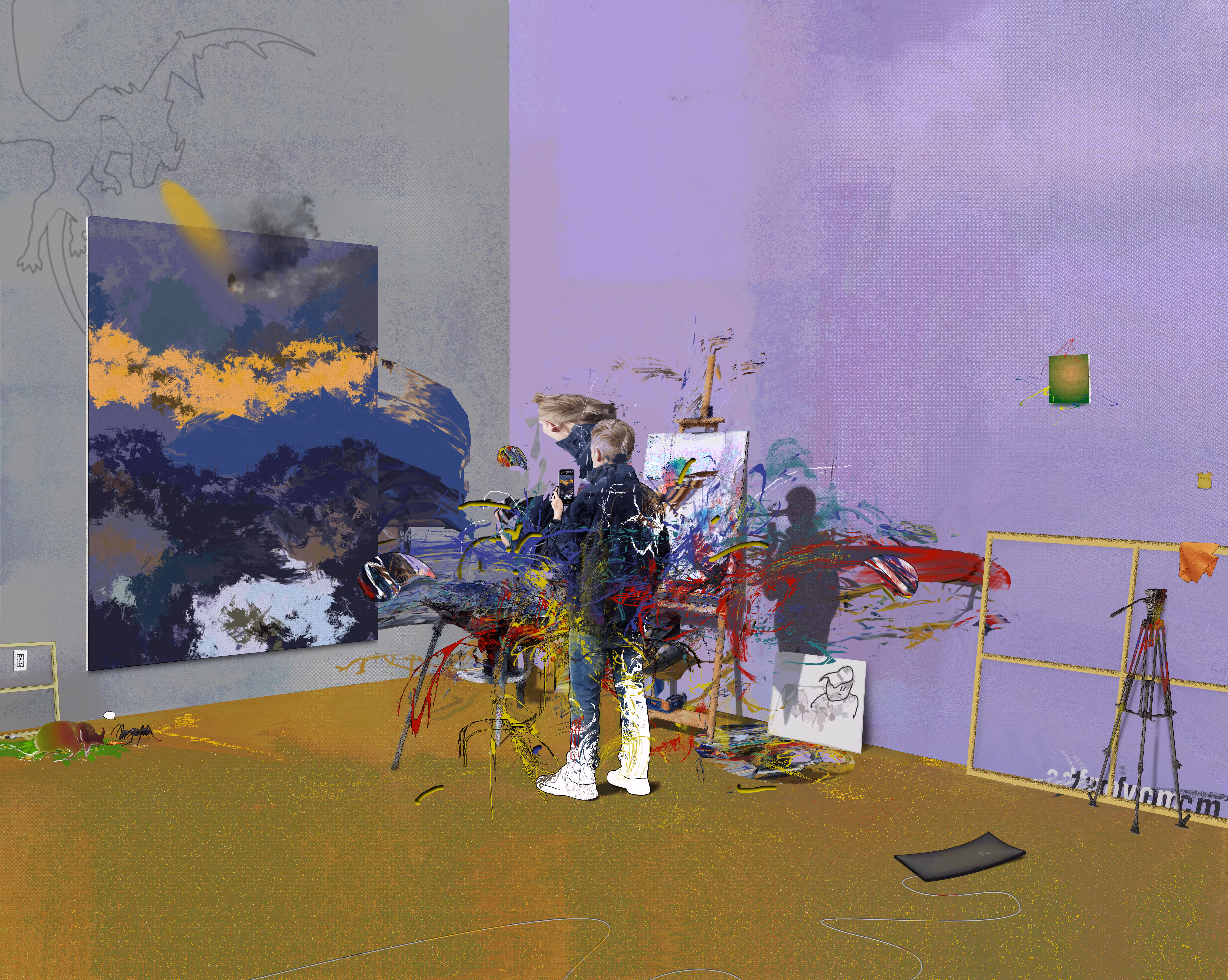 Preservation and destruction of paintings