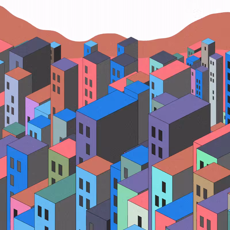 Coloured City #121