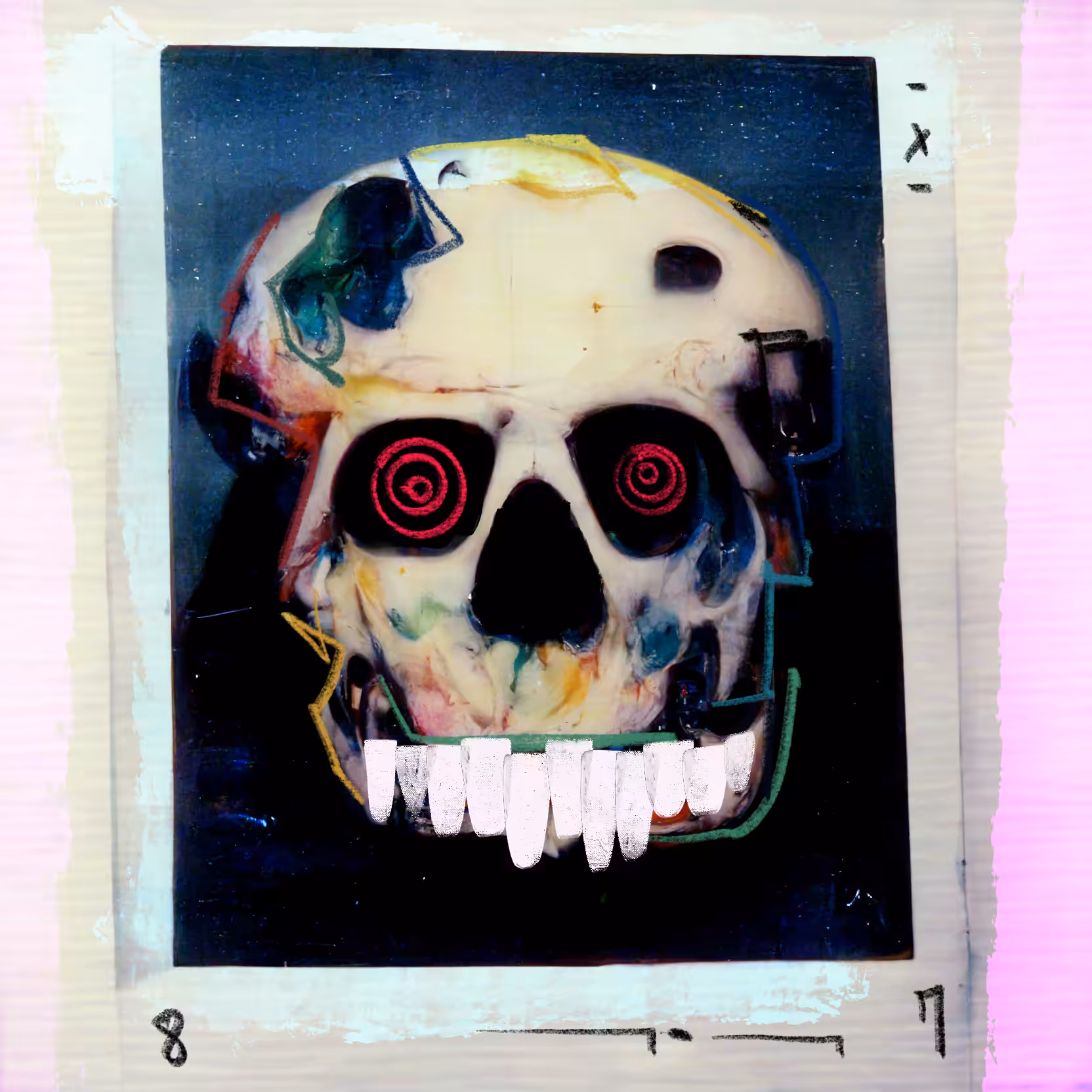 POLAROID SKULL 007