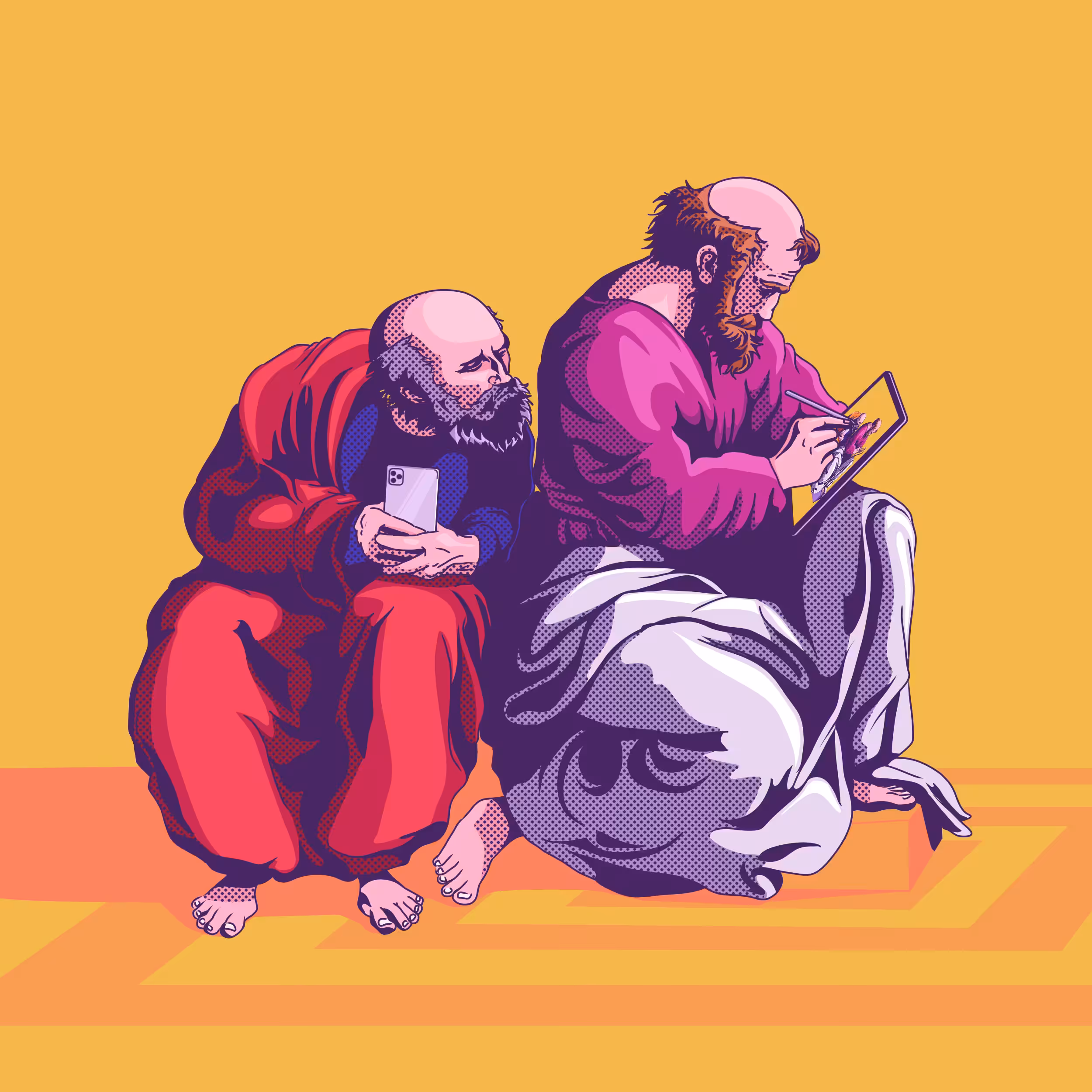 School of Meta Collection #1 Anaximander and Pythagoras