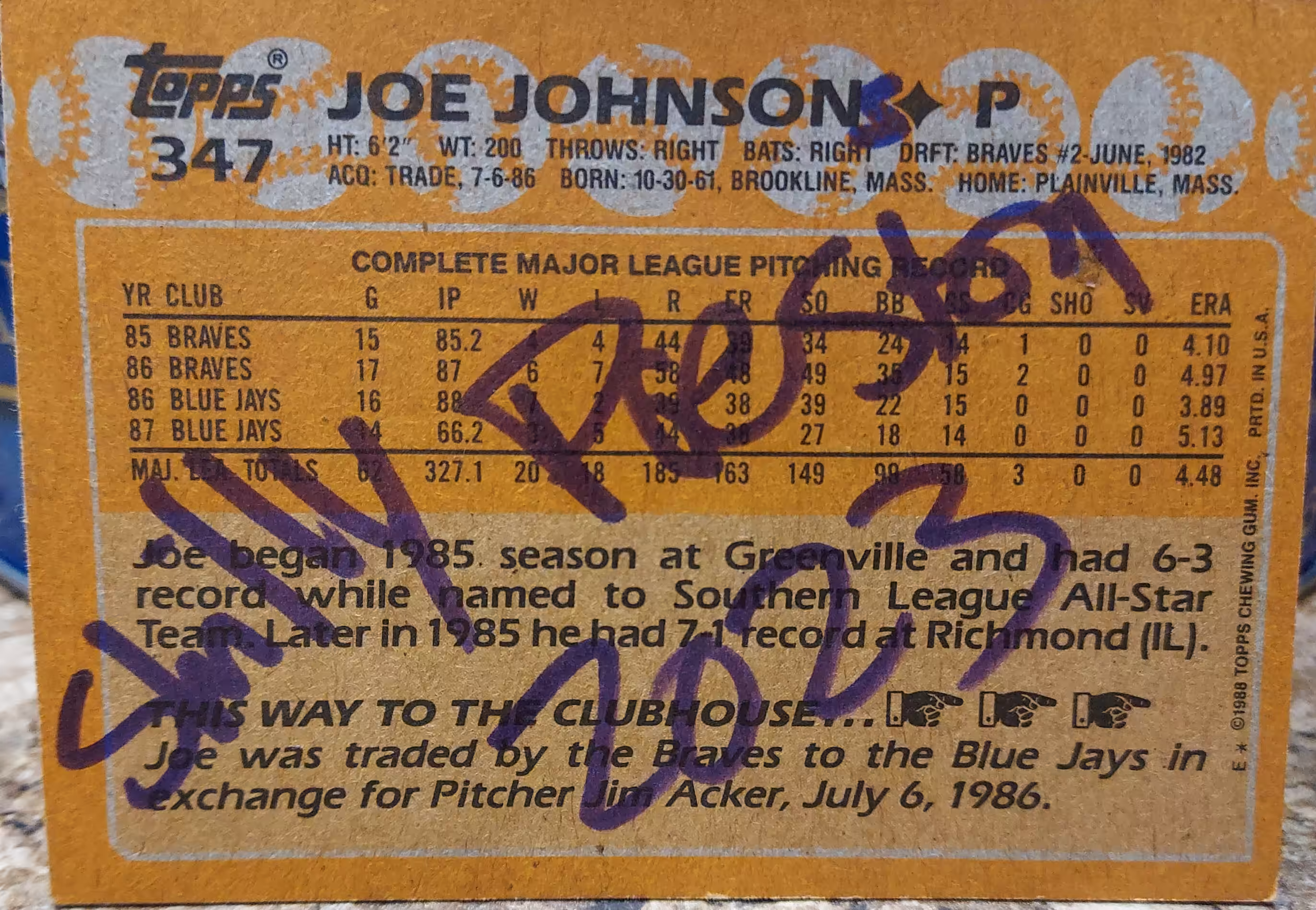 R1ck Joeseph Johnsons reverse
