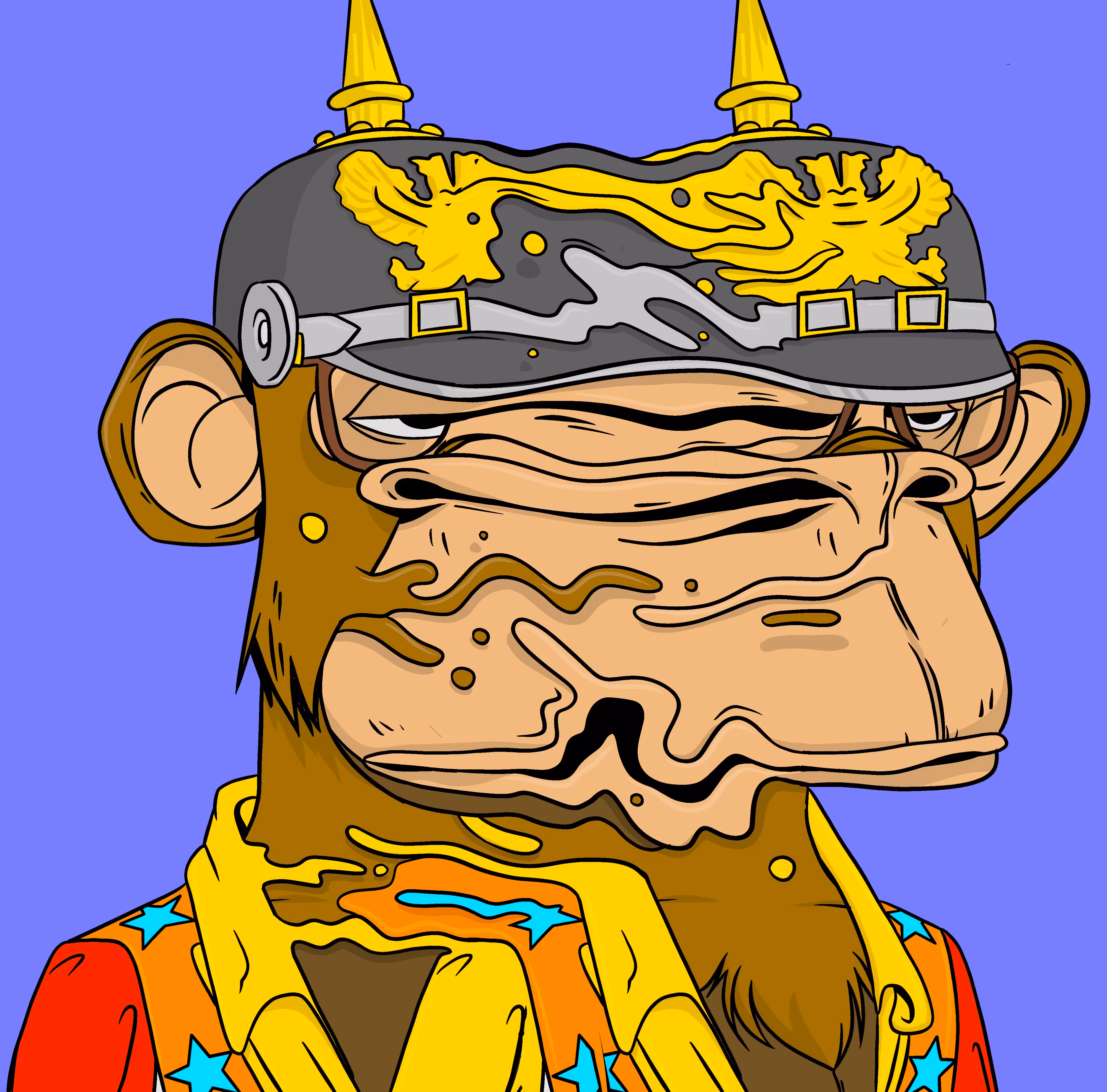 Bored Ape Remix Club: Bored ape remix #2988 - 1/1 Edition