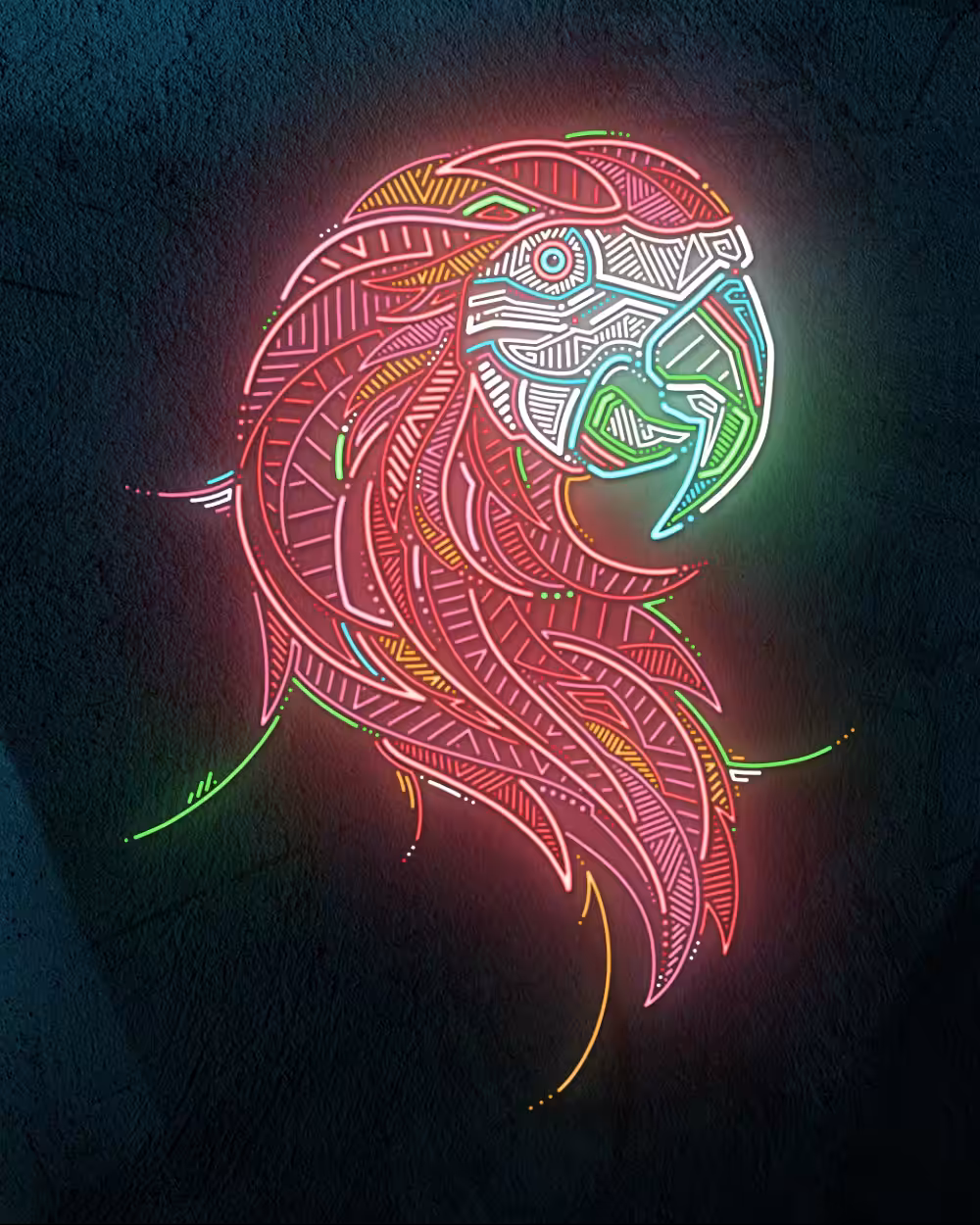 Neon Macaw