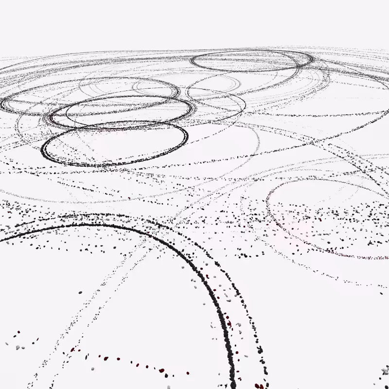 circle drops - 'the passenger' sketches #155