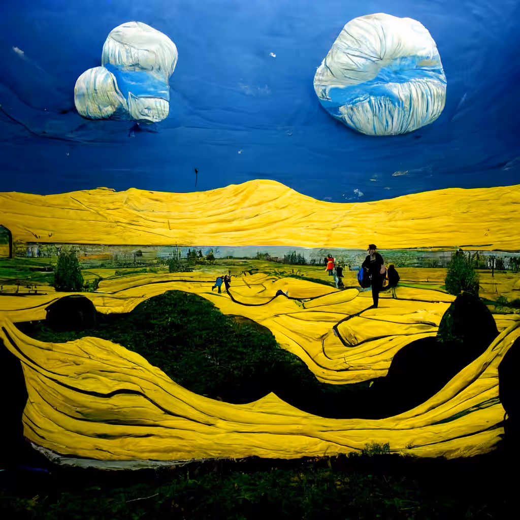 inflatable Van Gogh IIII