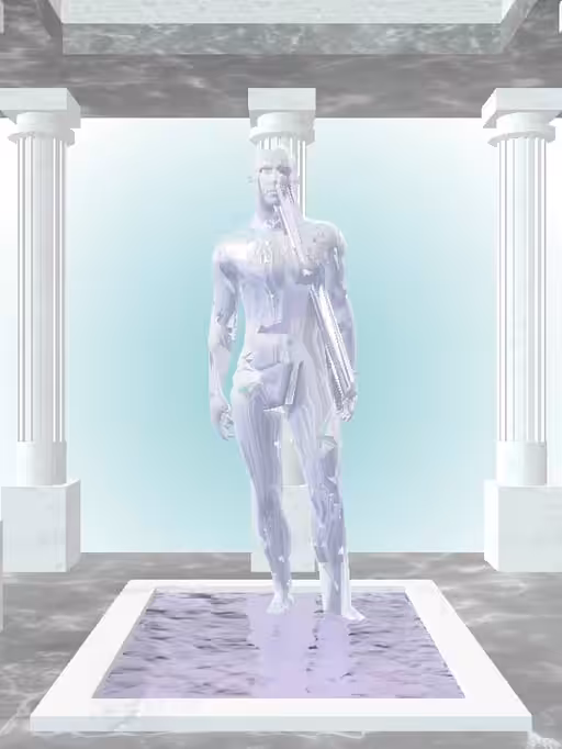 HeavenComputer: The Loser Melted Blue Man #4806