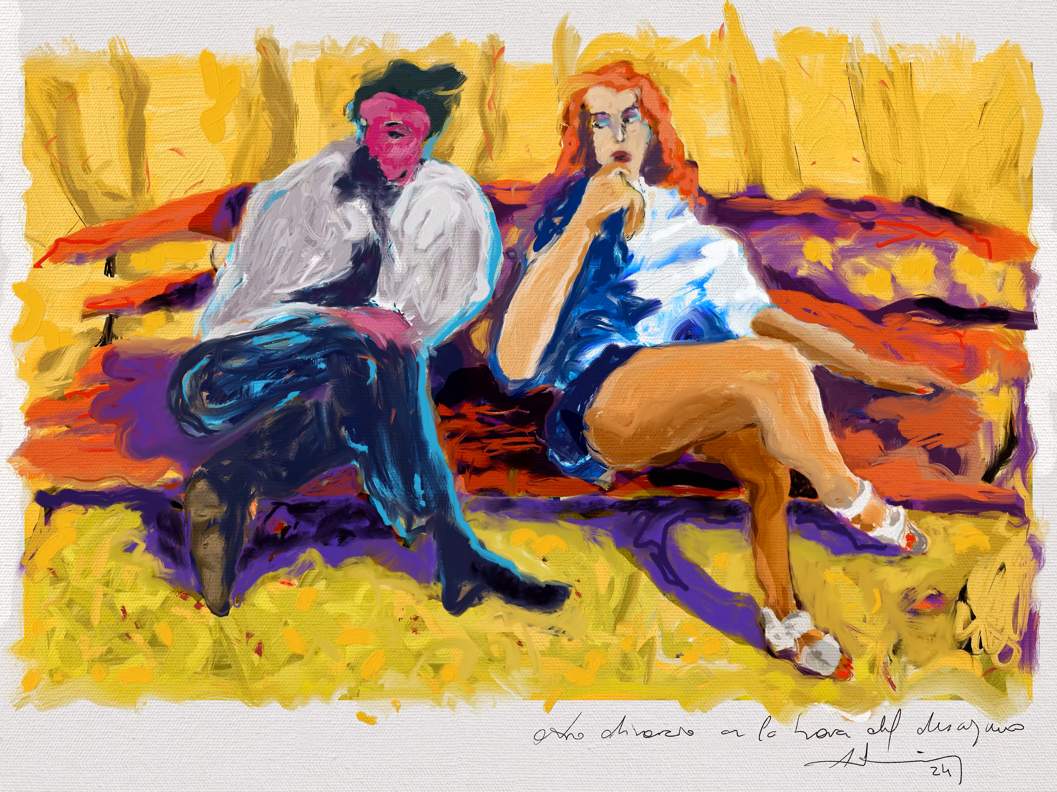 A.A´s mixed media: Another breakfast time divorce