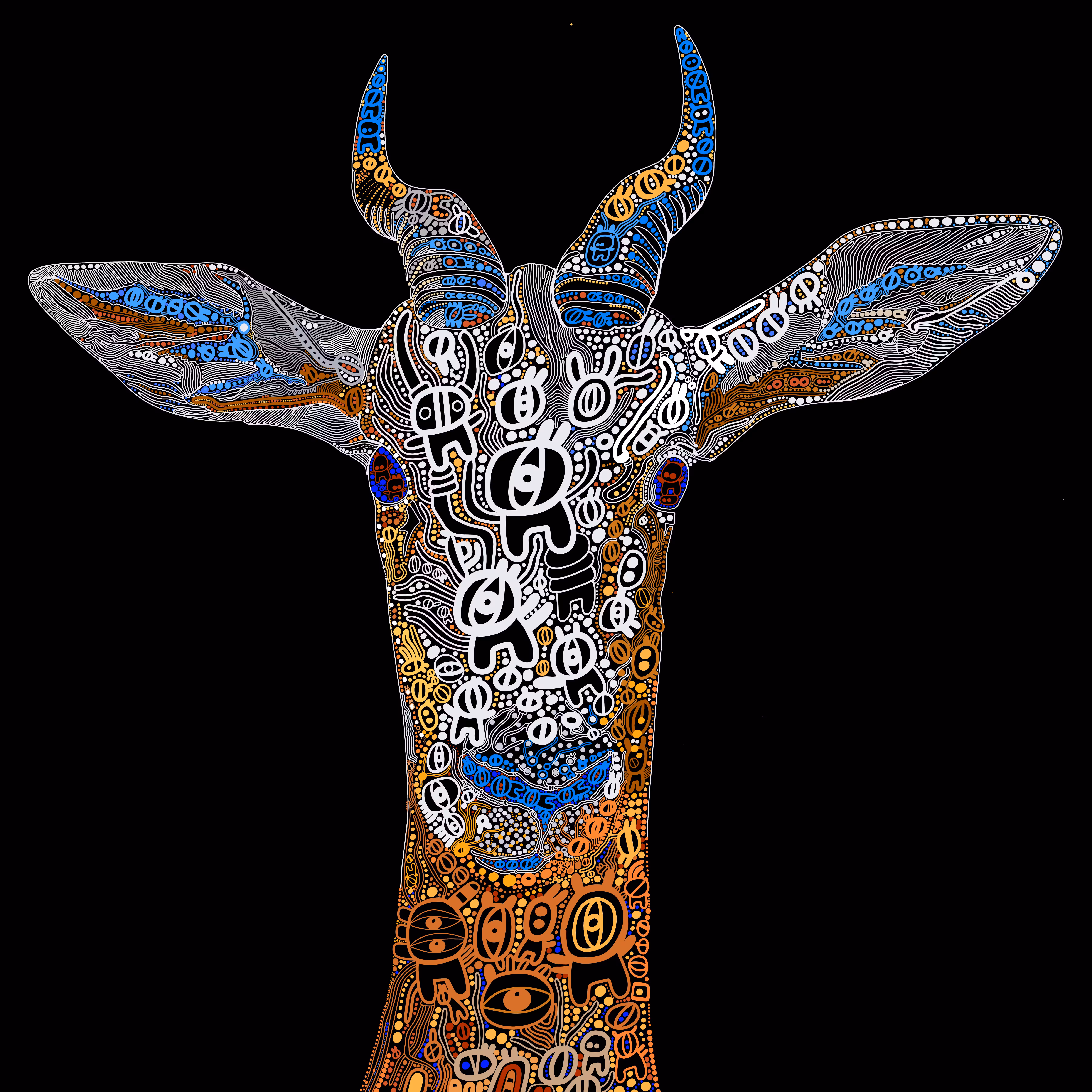 DAMA GAZELLE - ENDANGERED SPECIES SERIES #3 of 200