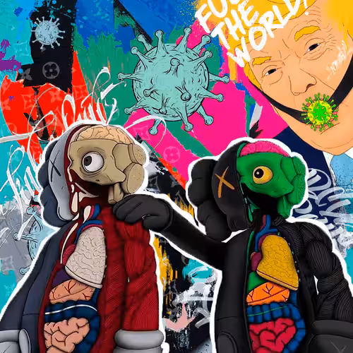 Popart heroes: Crypto CoronaTrump