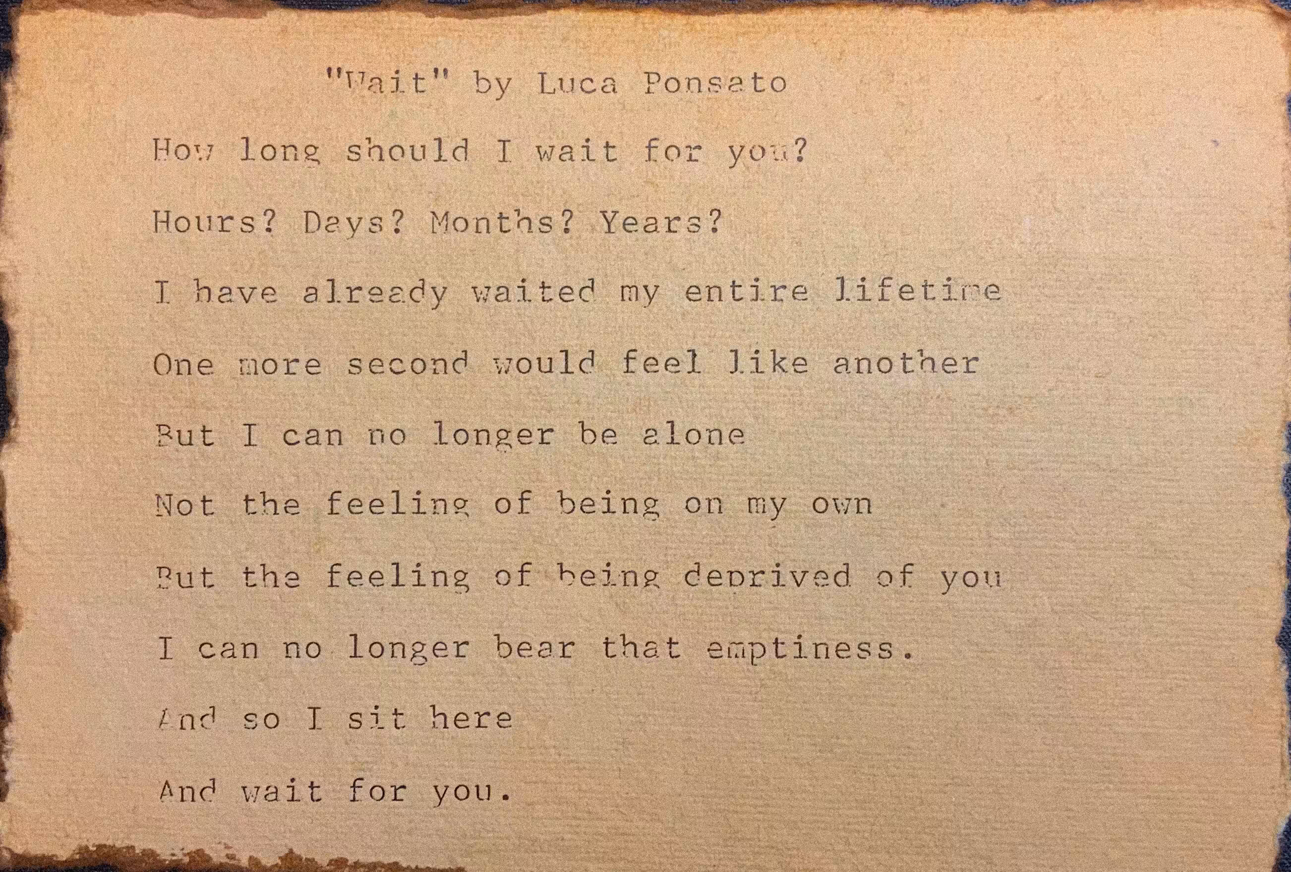 "Wait"