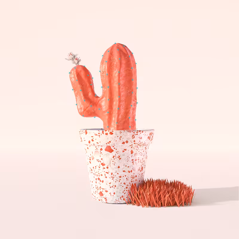 3D Crypto Cacti #61