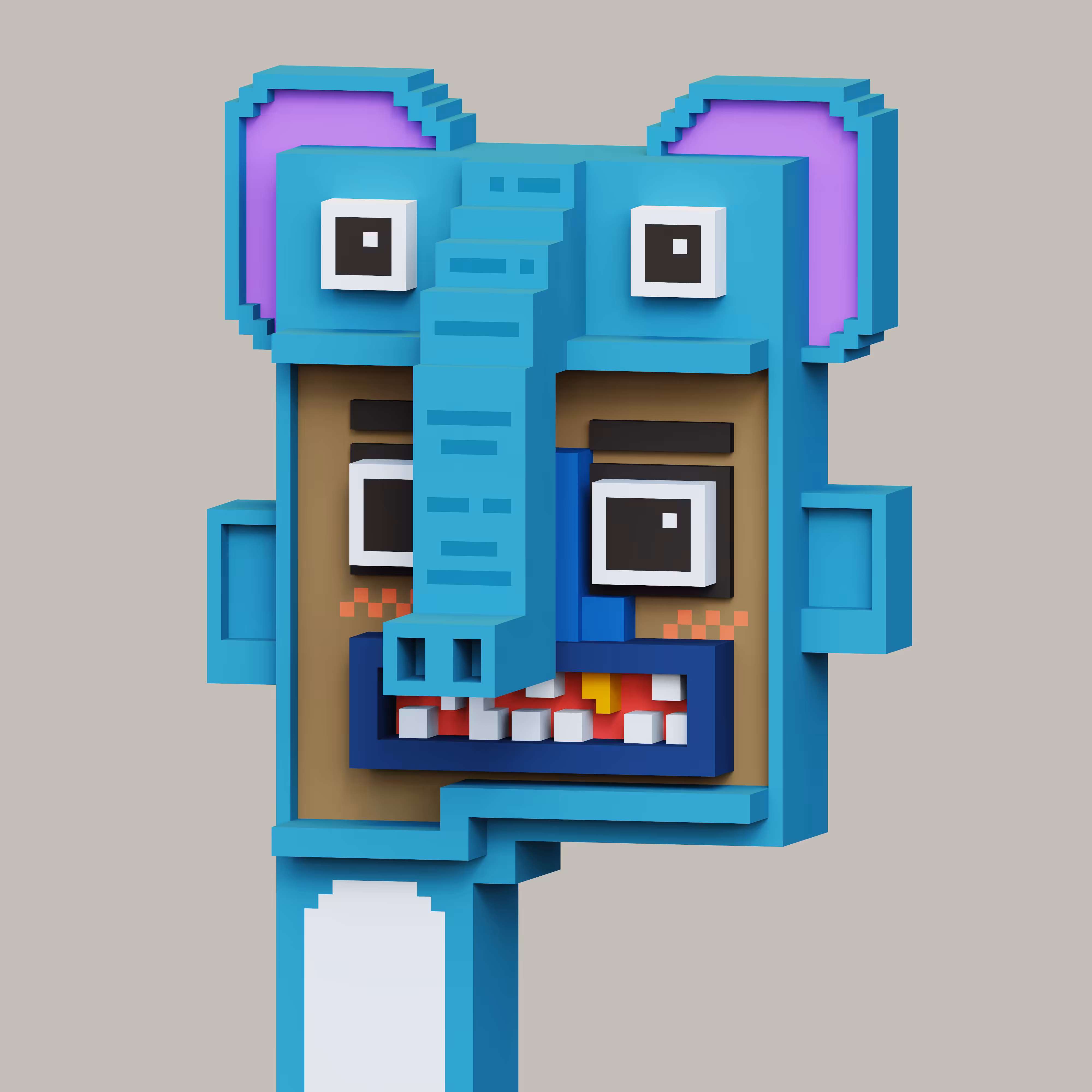 Pop Cubism Voxel 66