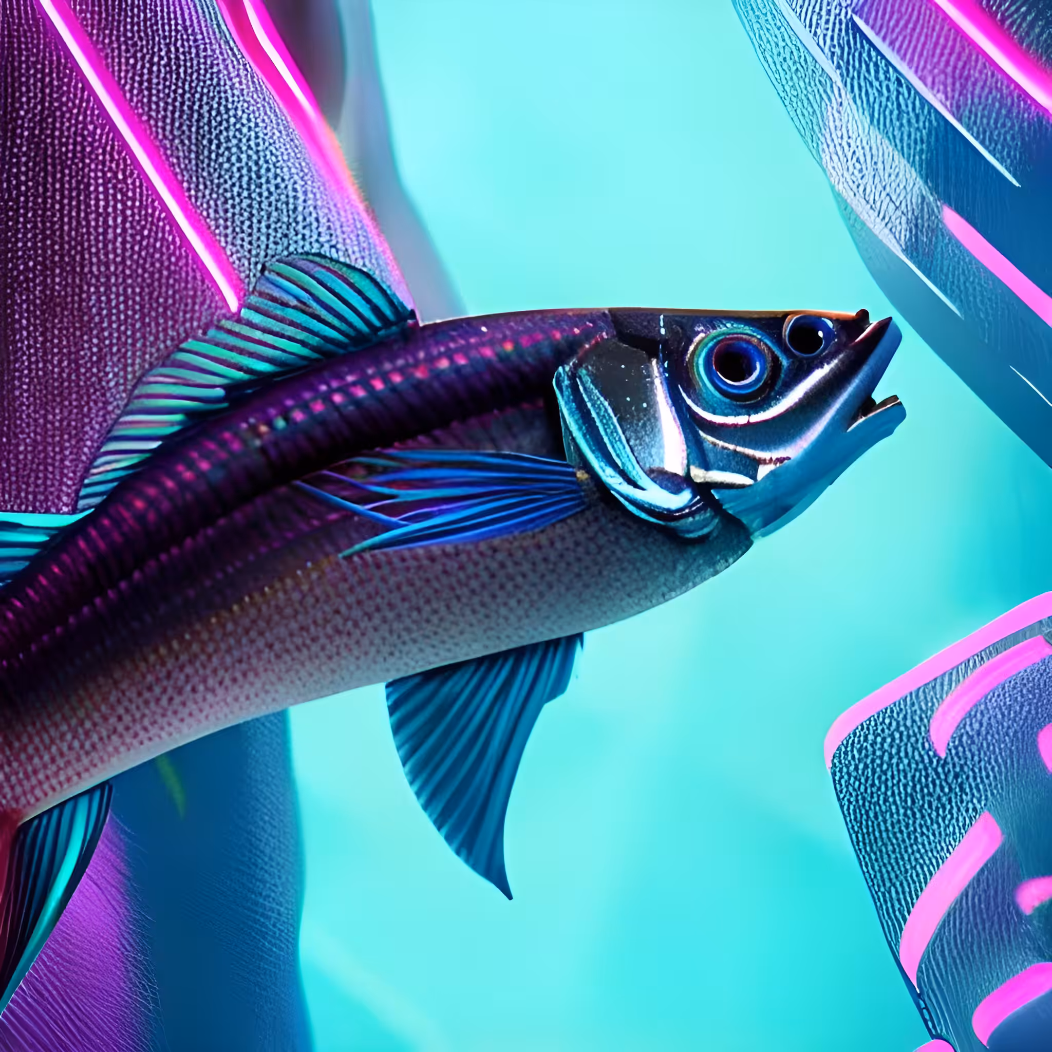 Neon Art: Fish