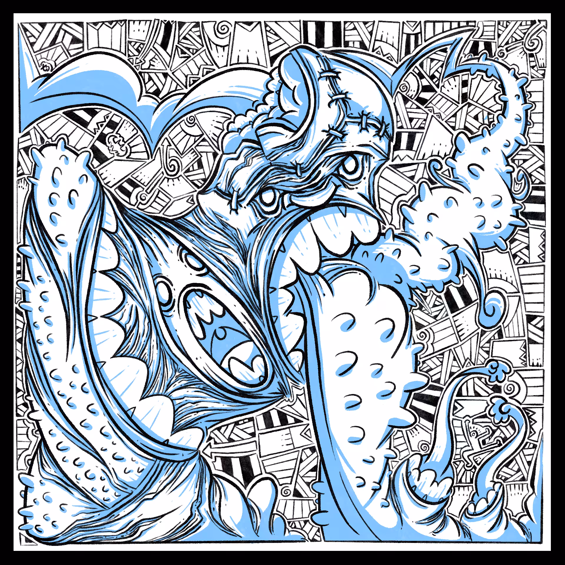 Creature 040 Lineart