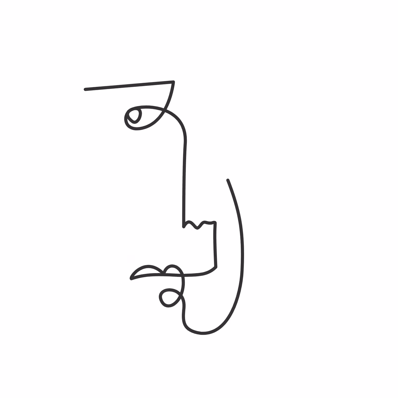 One line faces #36