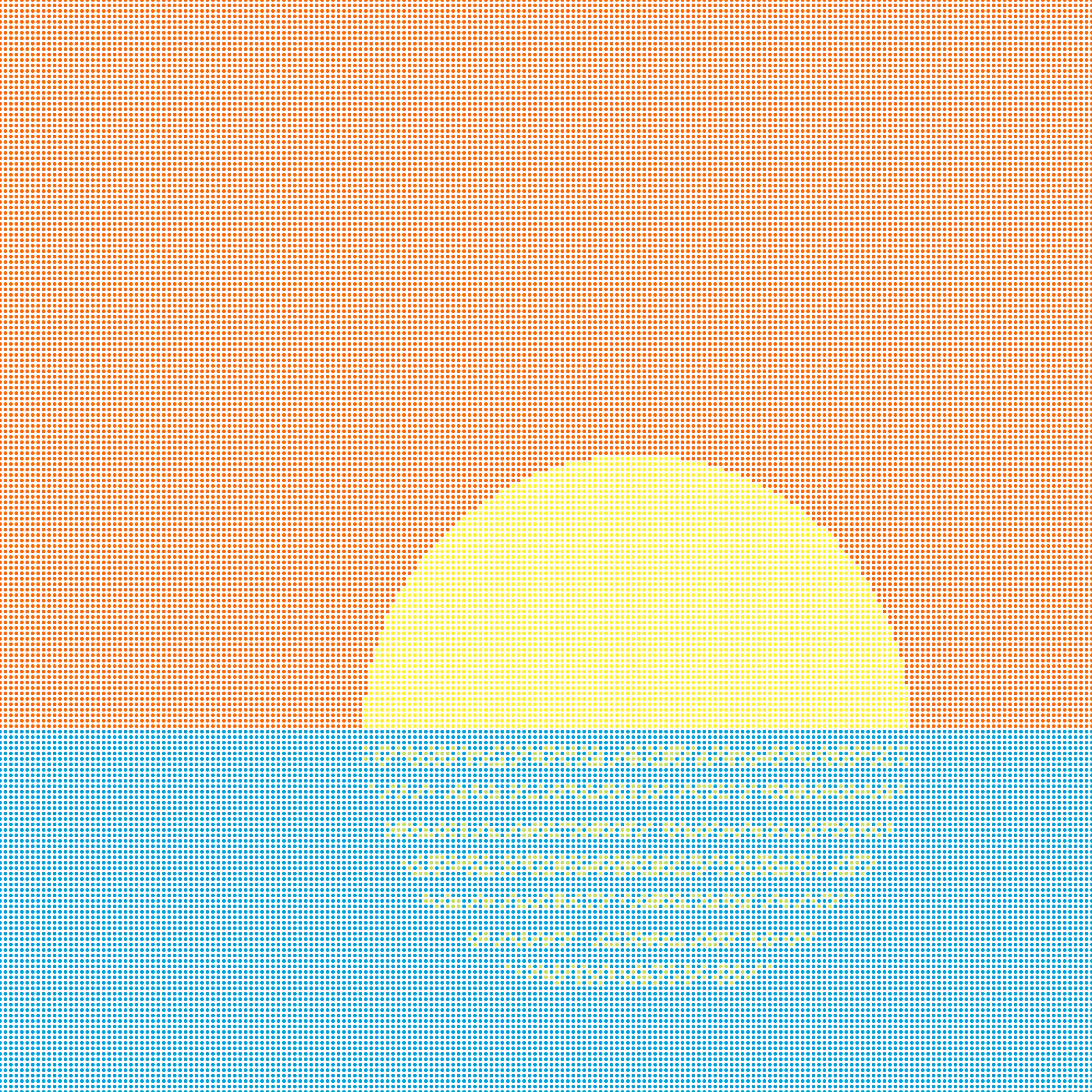 Stipple Sunsets #78