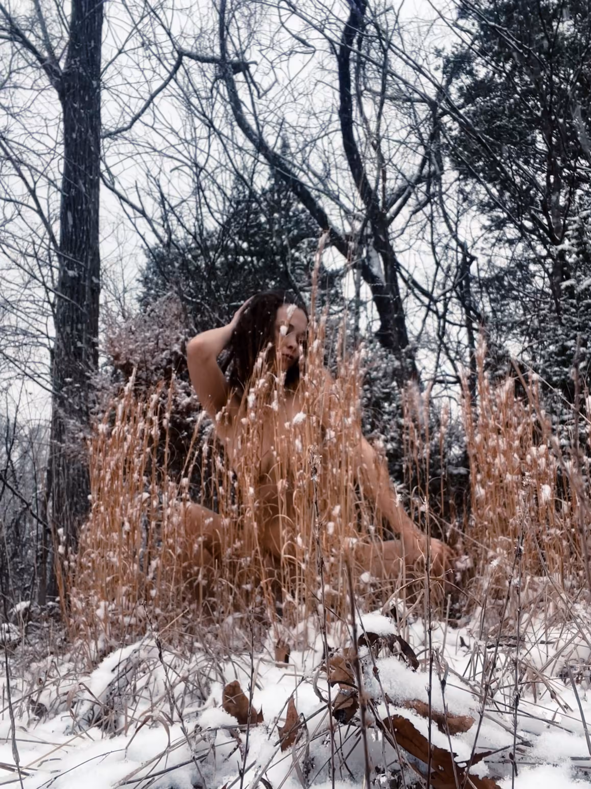 NakedNFTGirl: Winter Camouflage 
