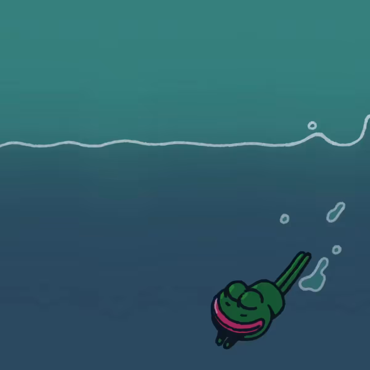Little Frog 06 - swim jump cycle