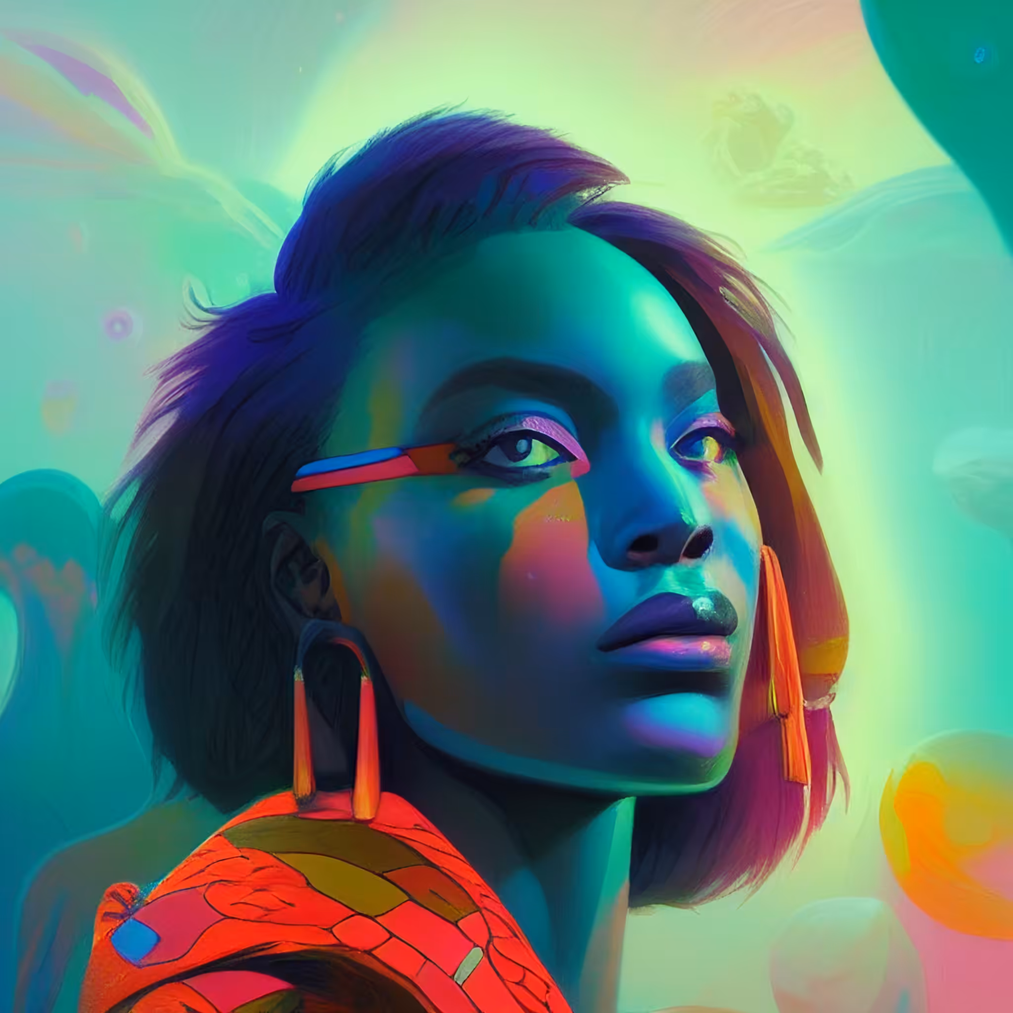 Vivid girl.