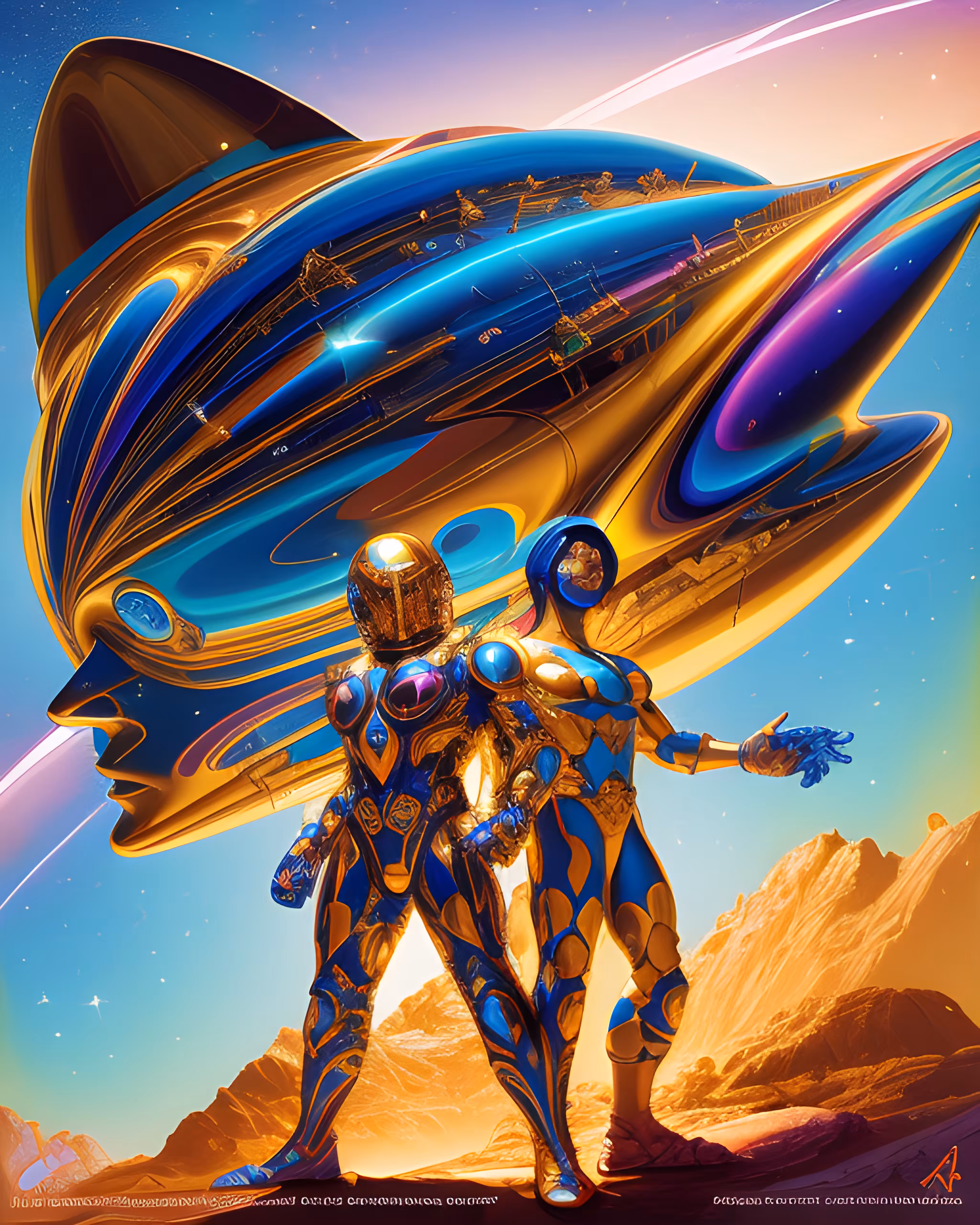 Golden cosmic hourA