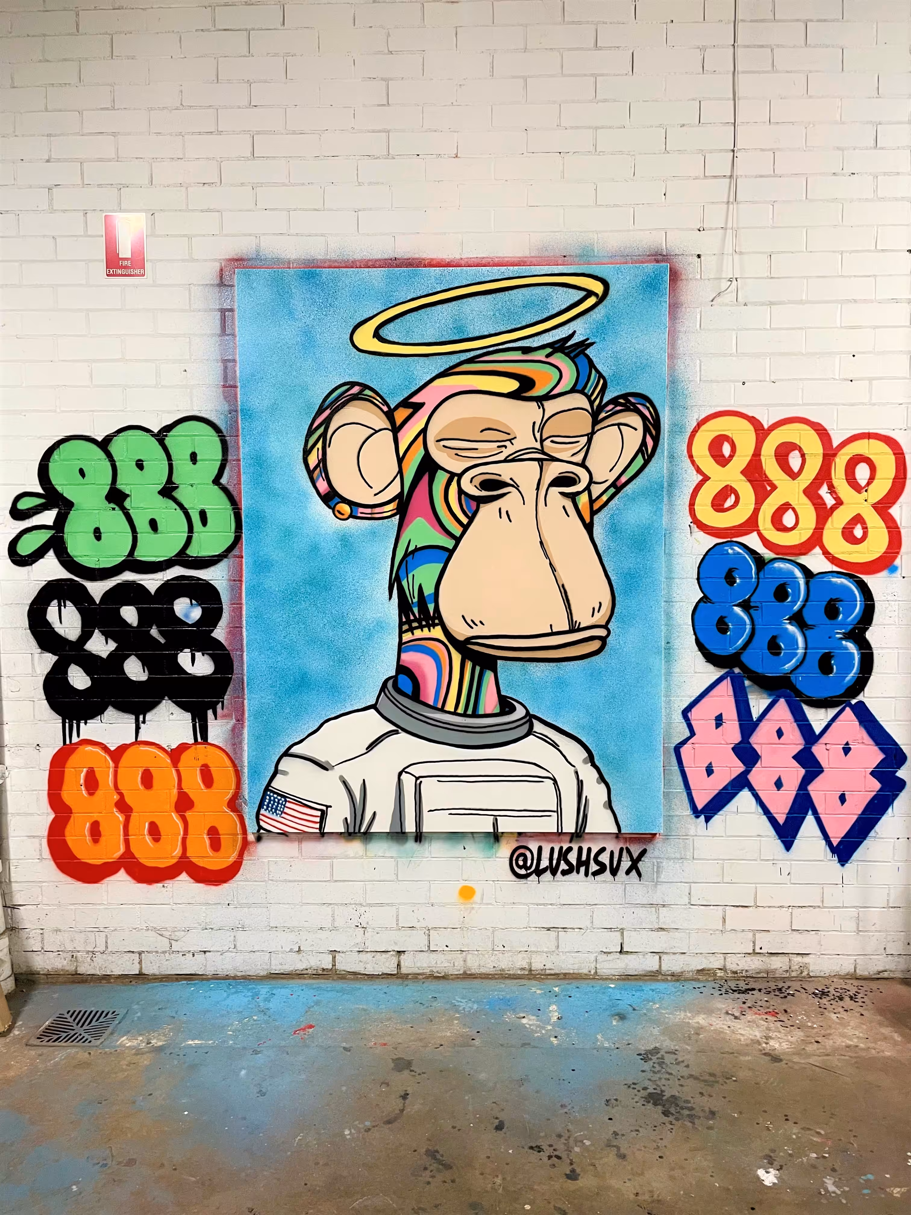 When the universe tells you to paint 888 a wall