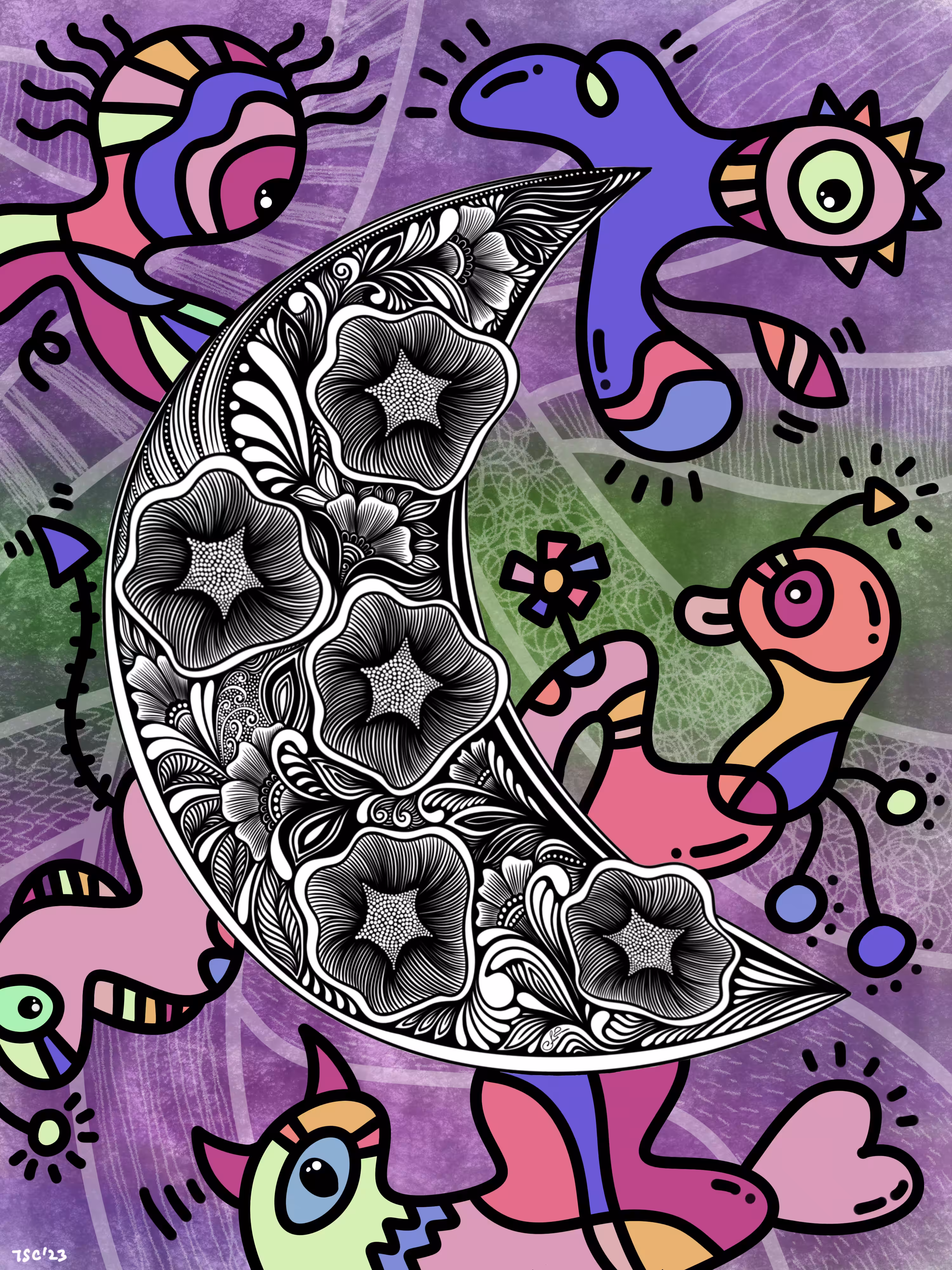 In the light of the Whimsical Moon...