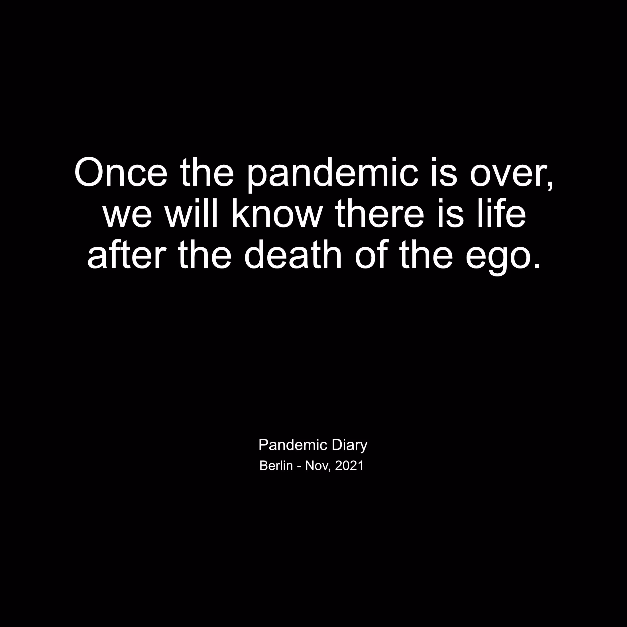 Death of the ego