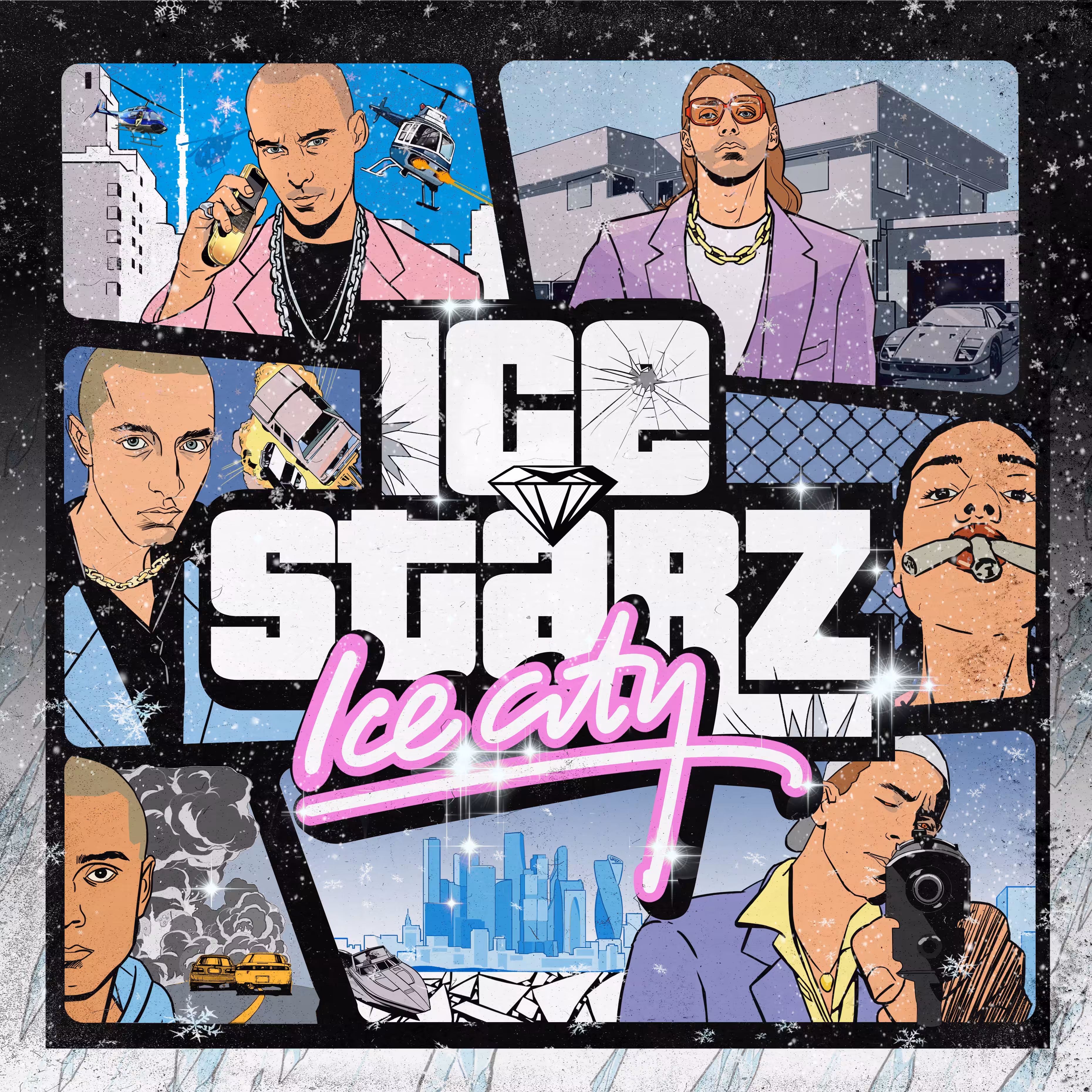 ICE STARZ - ICE CITY ARTWORK DRAFT