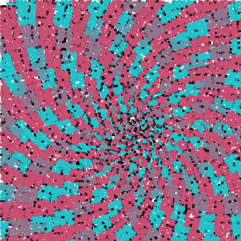 Mosaic or stained glass drops #104