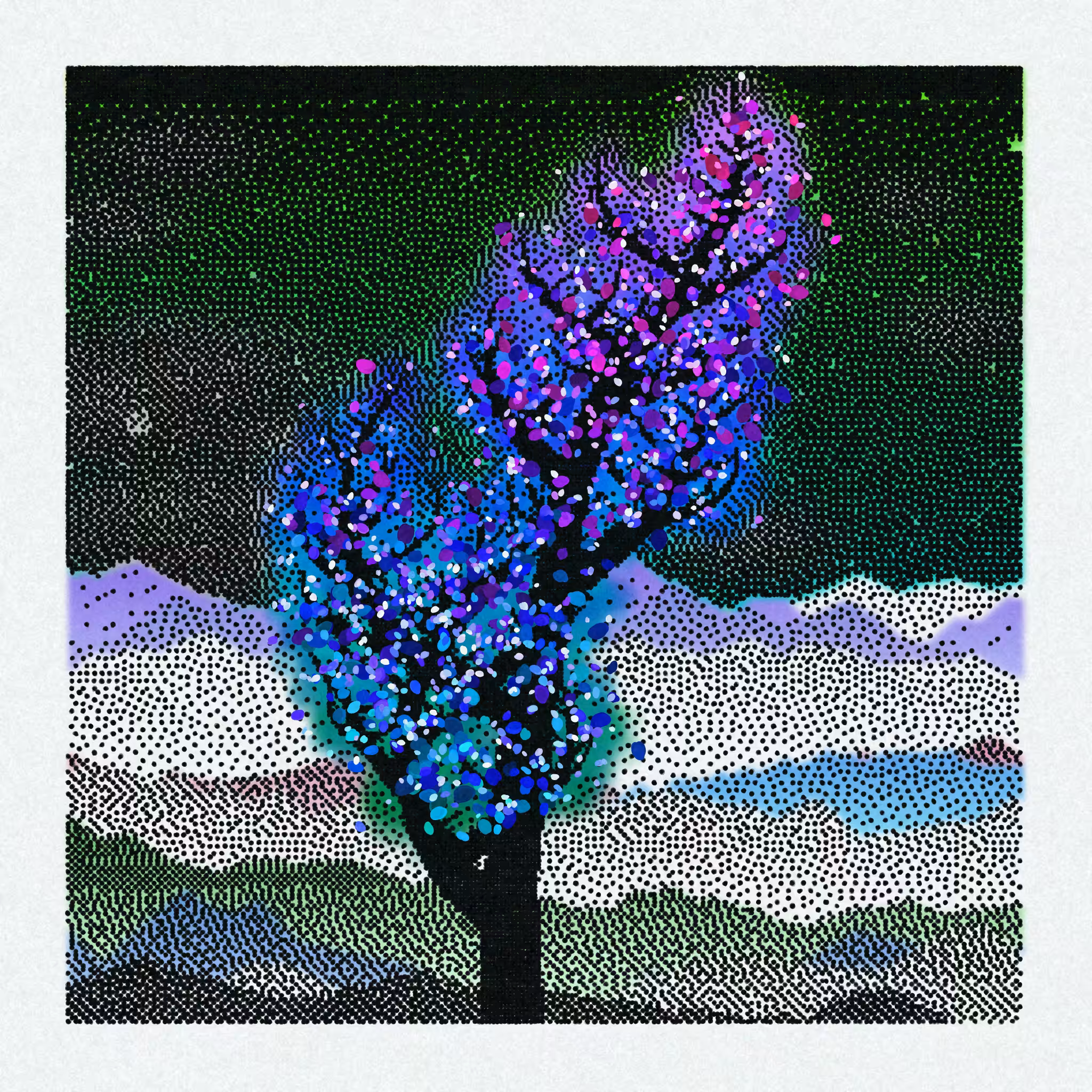 Dithered Branches #42