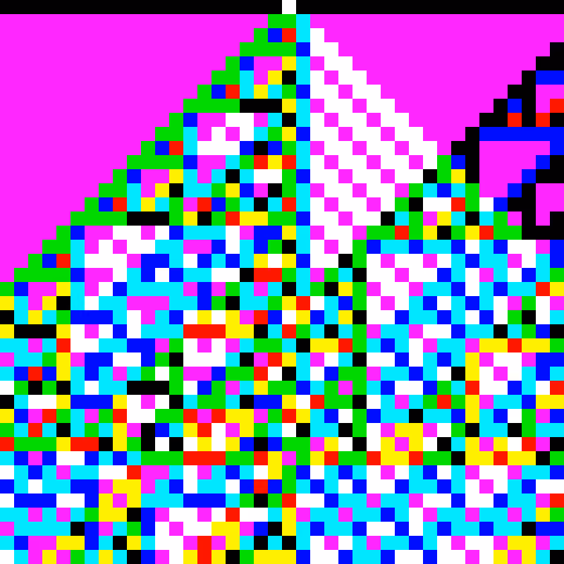 RGB Elementary Cellular Automaton #29