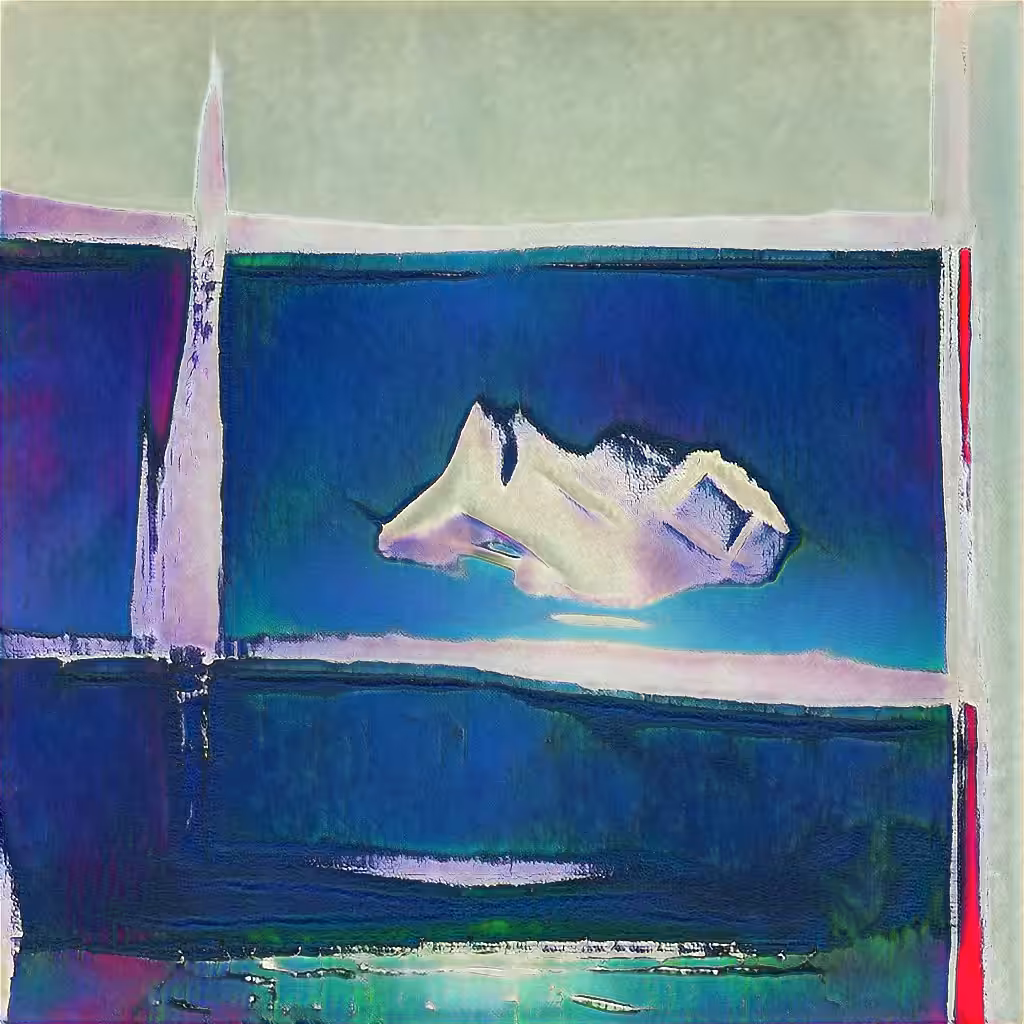 a feeling in blue
