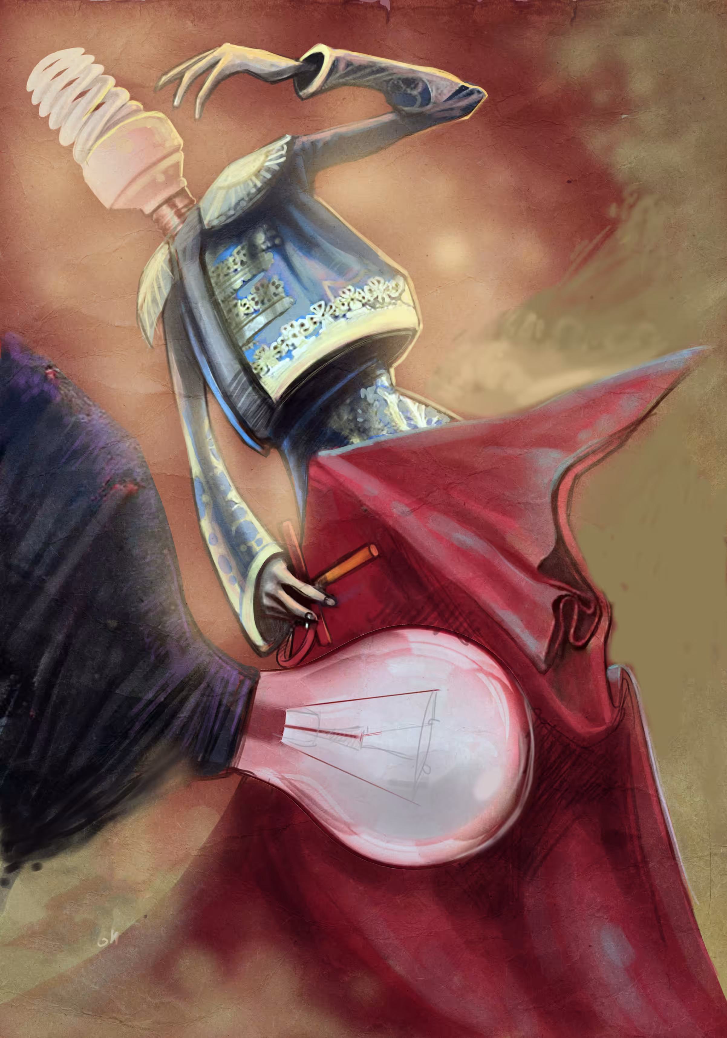 The world of my cartoons: Lamp