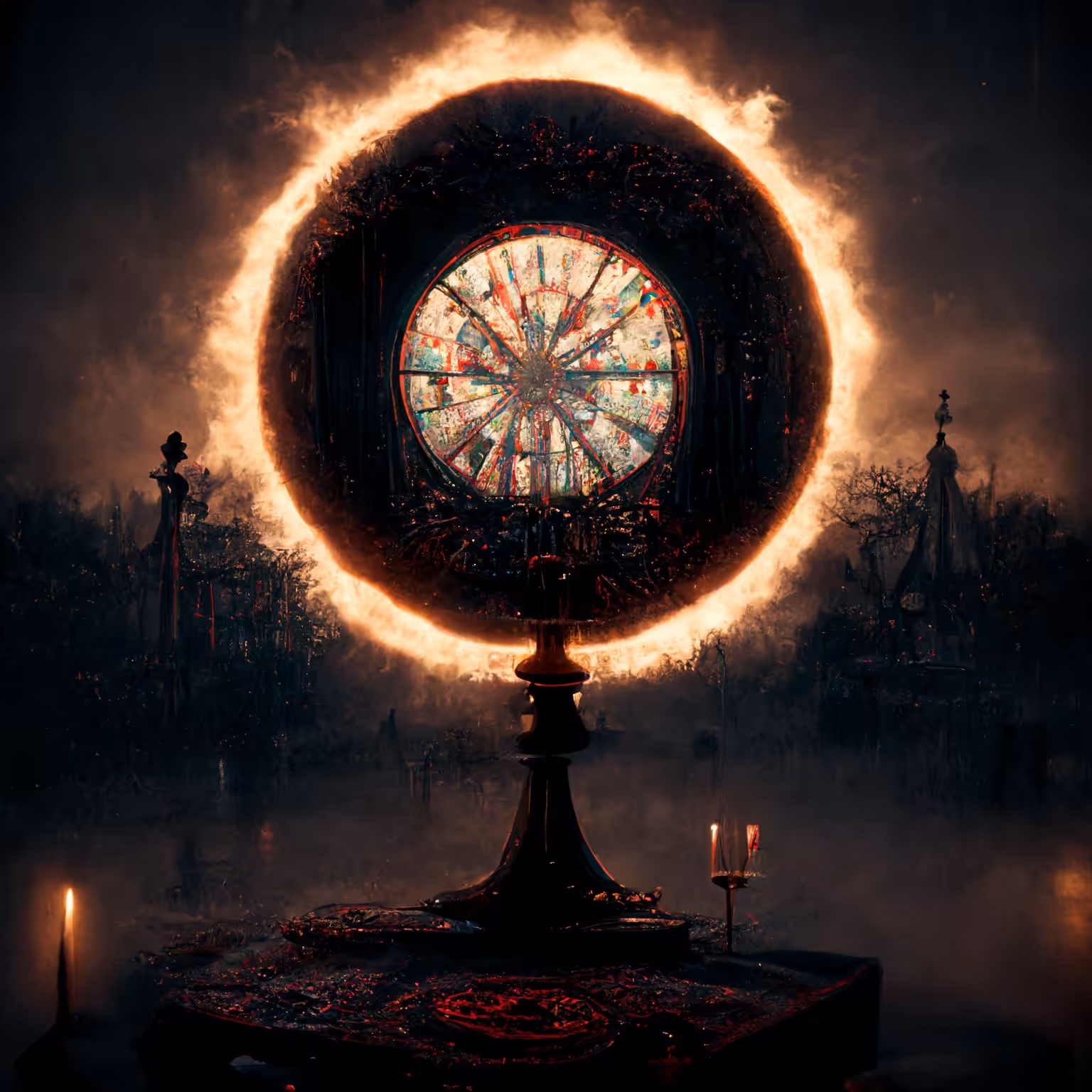 Dark Tarot Card #10: The Wheel of Fortune