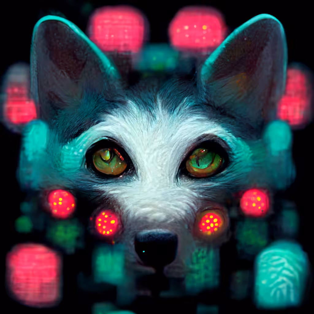 Psychedelic Art: Wolf
