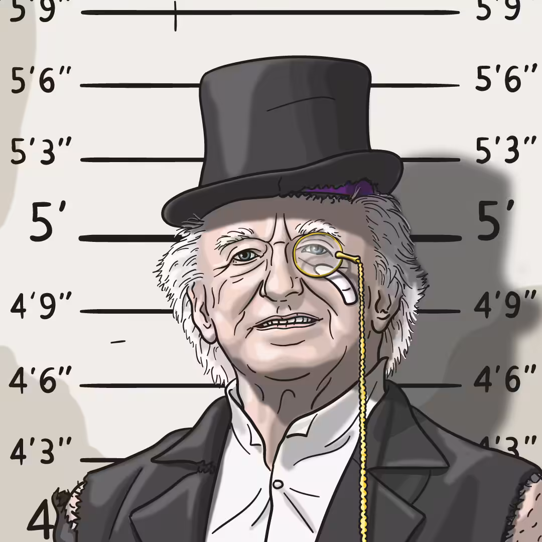 #13 from series "Presidents Mugshots"