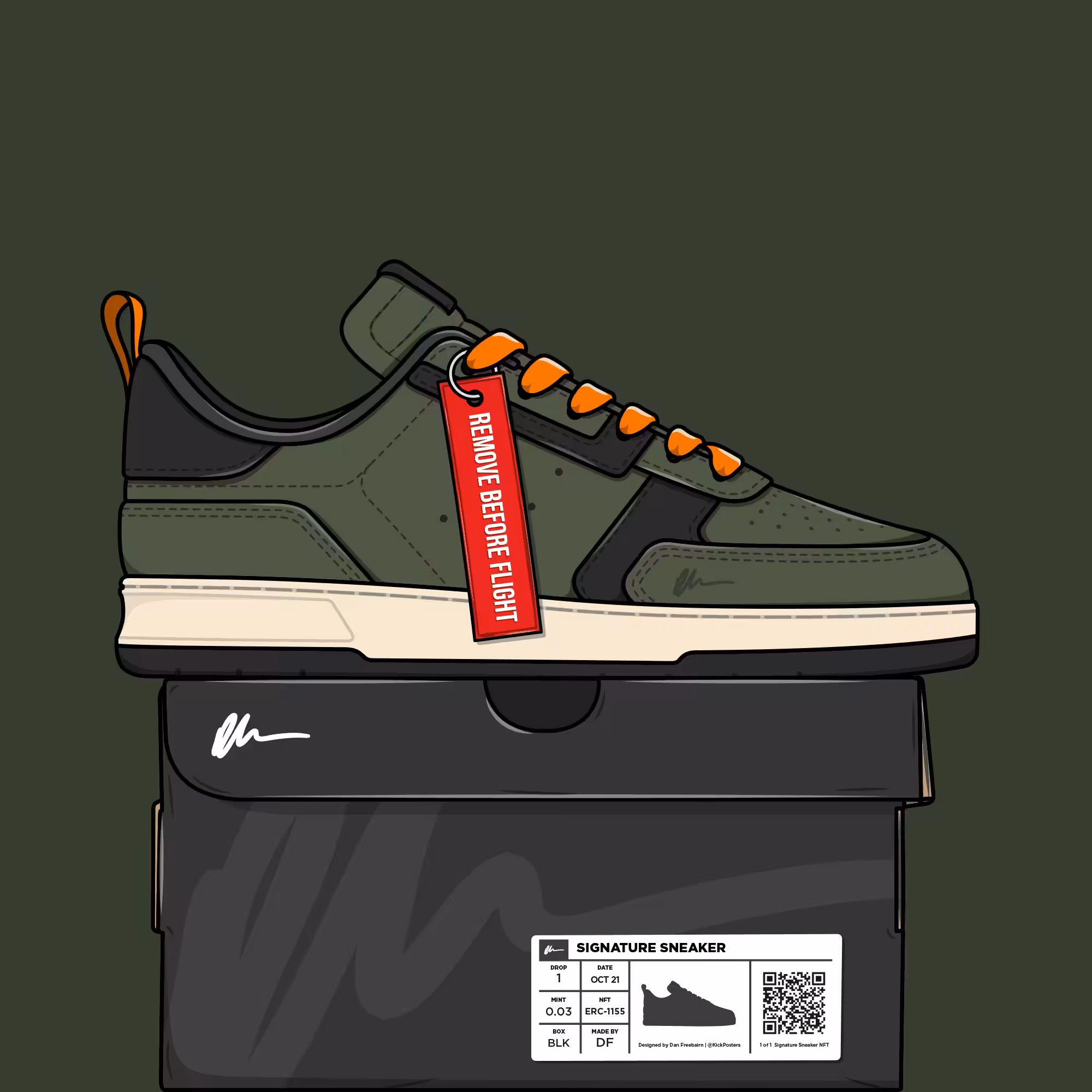 Signature Sneaker 'Flight Jacket' - #026