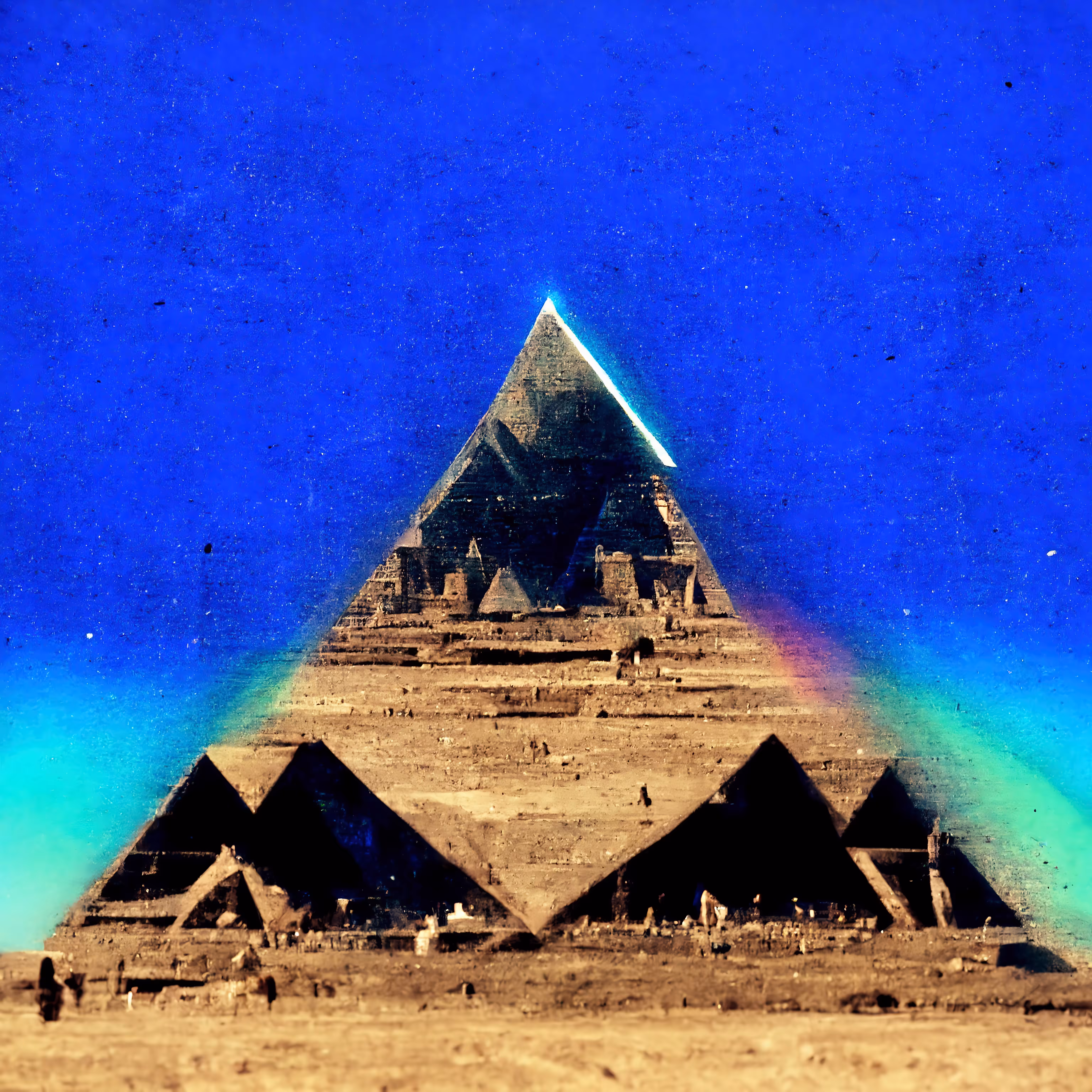 Turned into blue colored prisms: Turned◦into◦blue◦#6